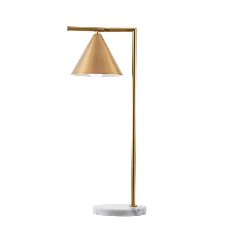 Neliace Marble Industrial Table Lamp - Letslighting