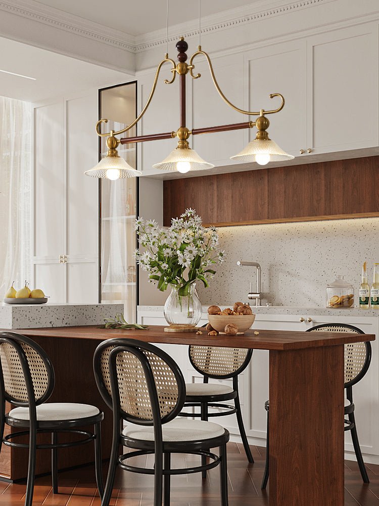 Ivvinisra Elegance Vintage Island Wood Pendant Light - Letslighting