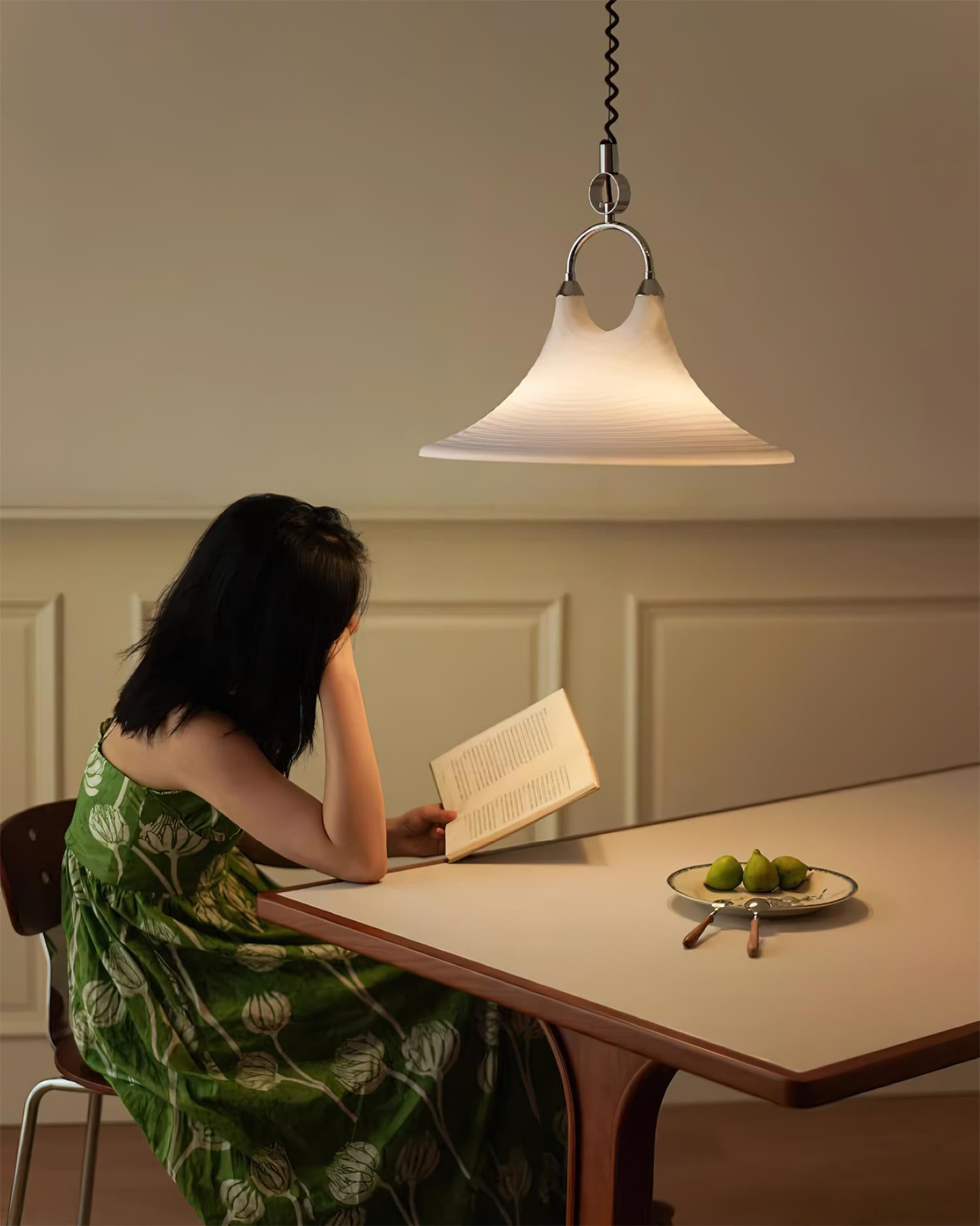 Aria Trumpet Individual Creativity Plastic Pendant Lamp - Letslighting