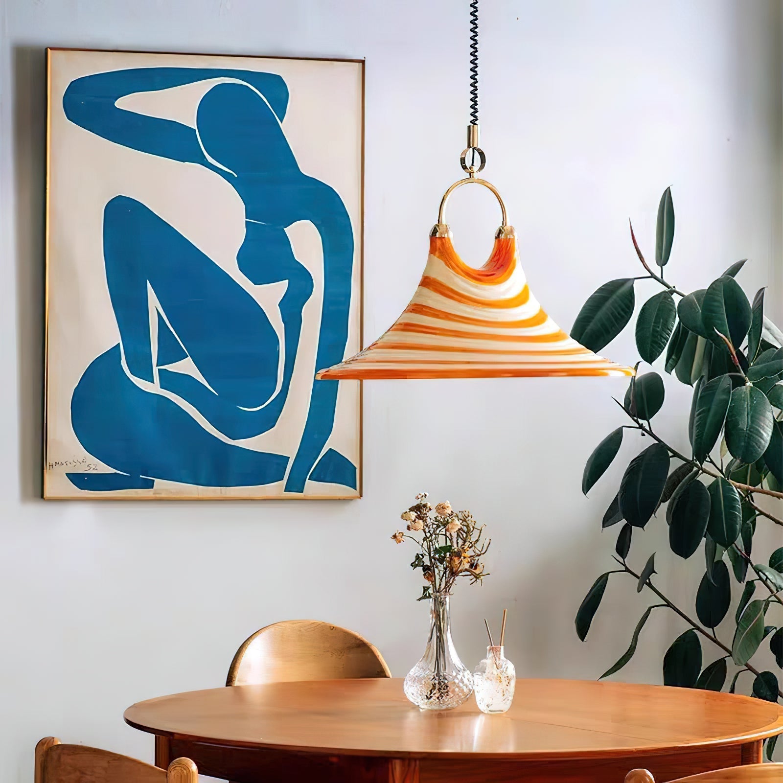 Aria Trumpet Individual Creativity Plastic Pendant Lamp - Letslighting