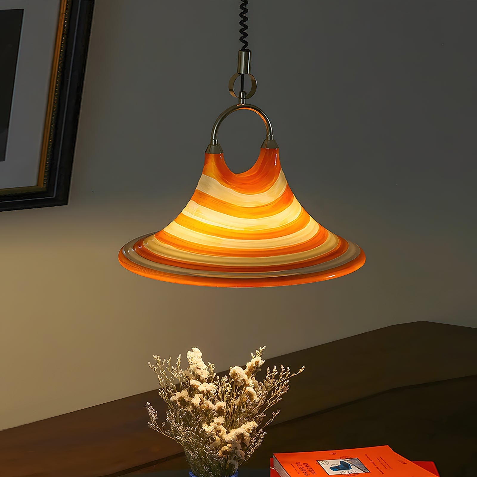 Aria Trumpet Individual Creativity Plastic Pendant Lamp - Letslighting