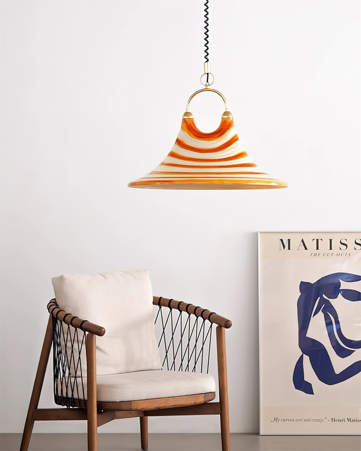 Aria Trumpet Individual Creativity Plastic Pendant Lamp - Letslighting