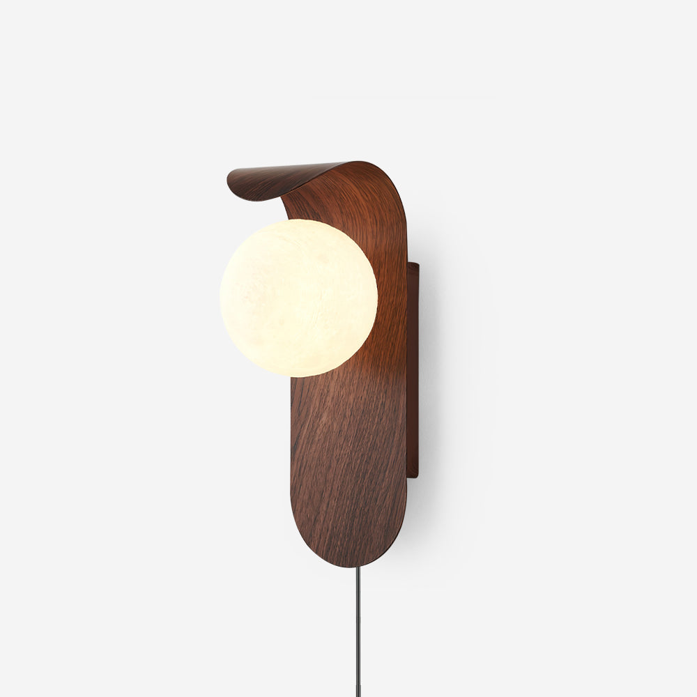 Muto Indoor Wall Lamp  Wood / Walnut