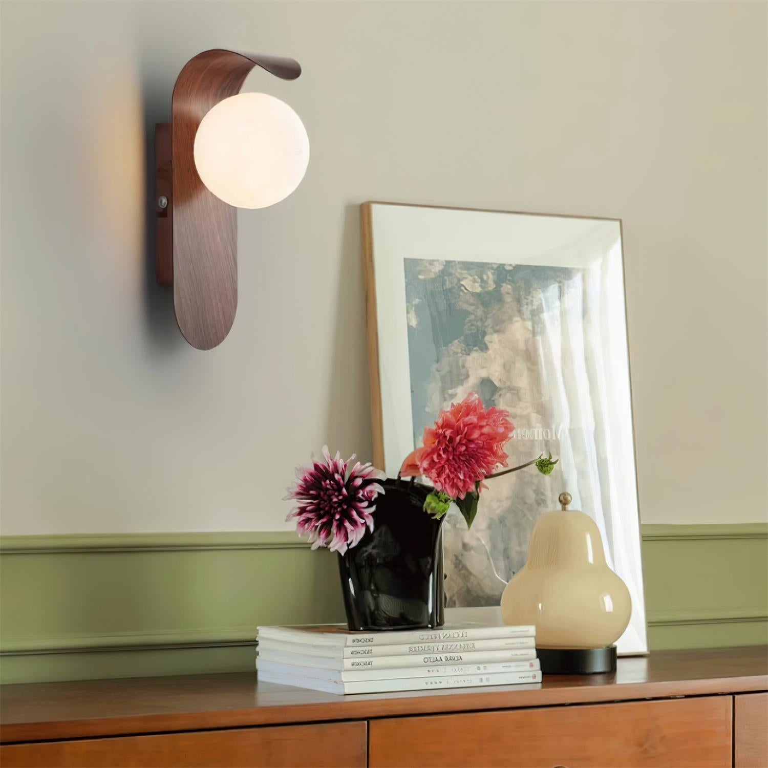 Muto Indoor Wall Lamp  Wood / Walnut