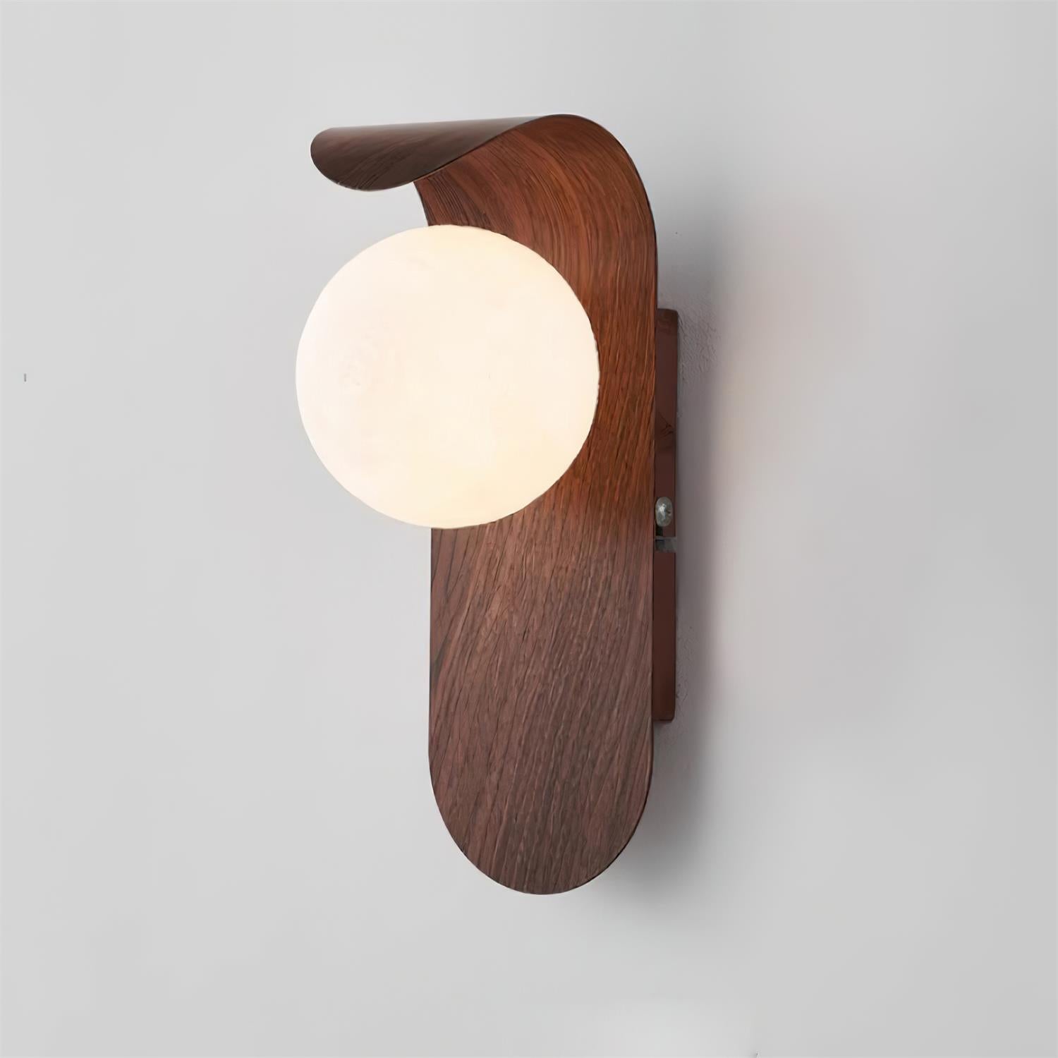 Muto Indoor Wall Lamp  Wood / Walnut
