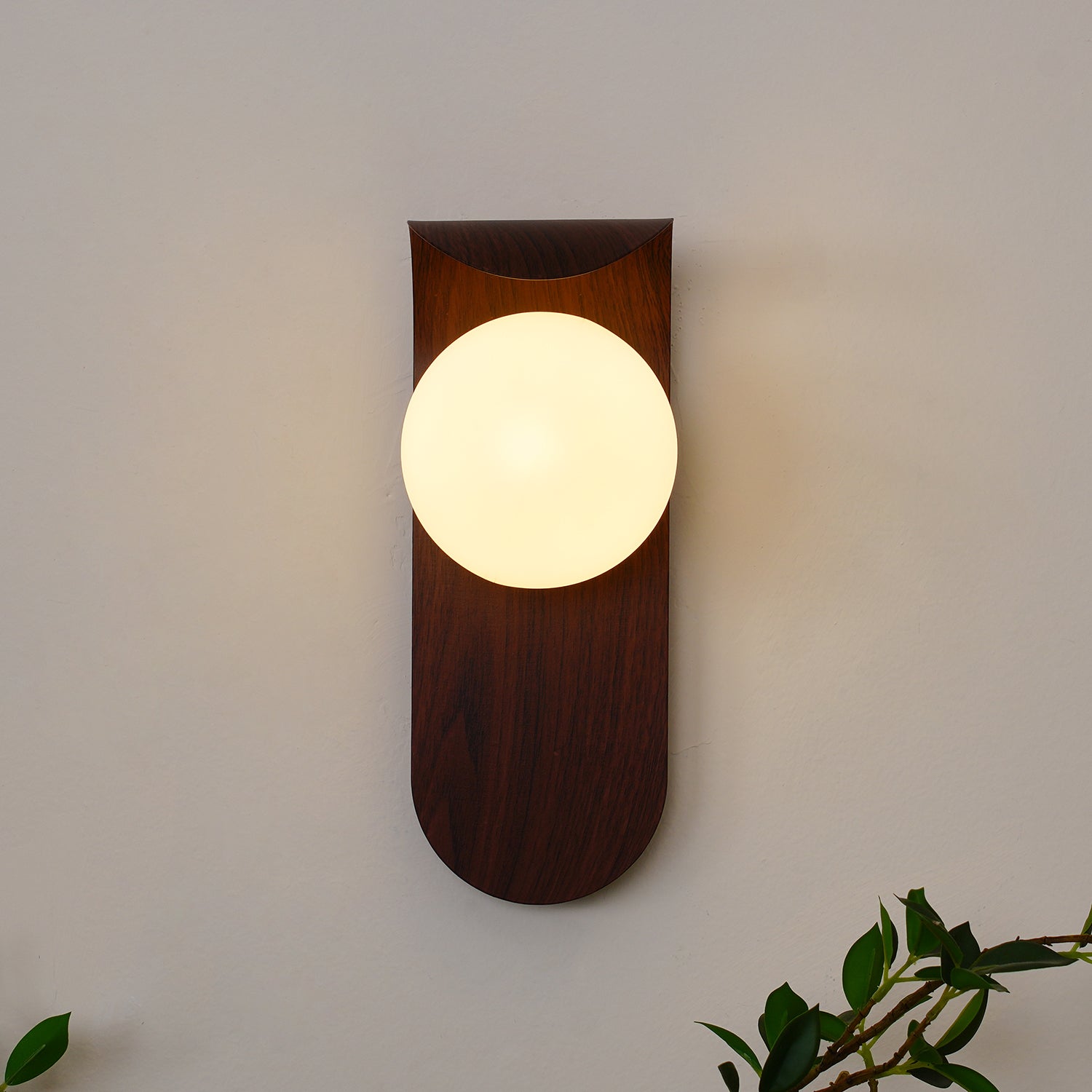 Muto Indoor Wall Lamp  Wood / Walnut