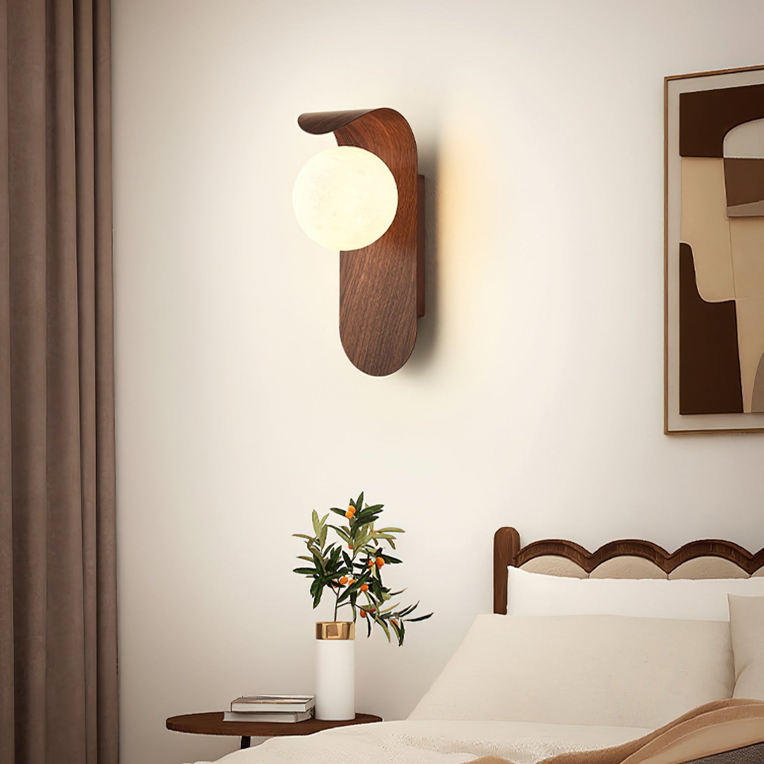 Muto Indoor Wall Lamp  Wood / Walnut