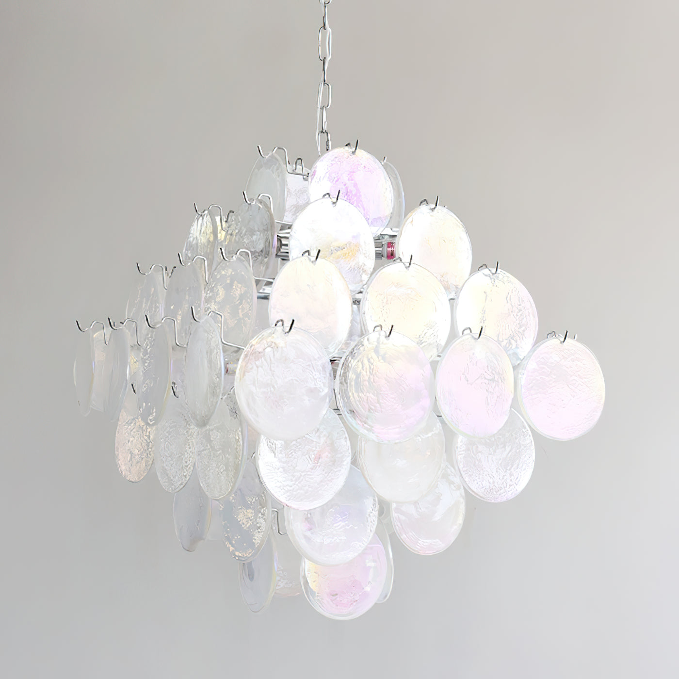 Carmosa Chandelier with Glass Disc Cascade - Letslighting