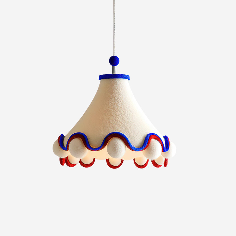 Carniva Pendant Lamp Playful Pom-Pom Trim - Letslighting
