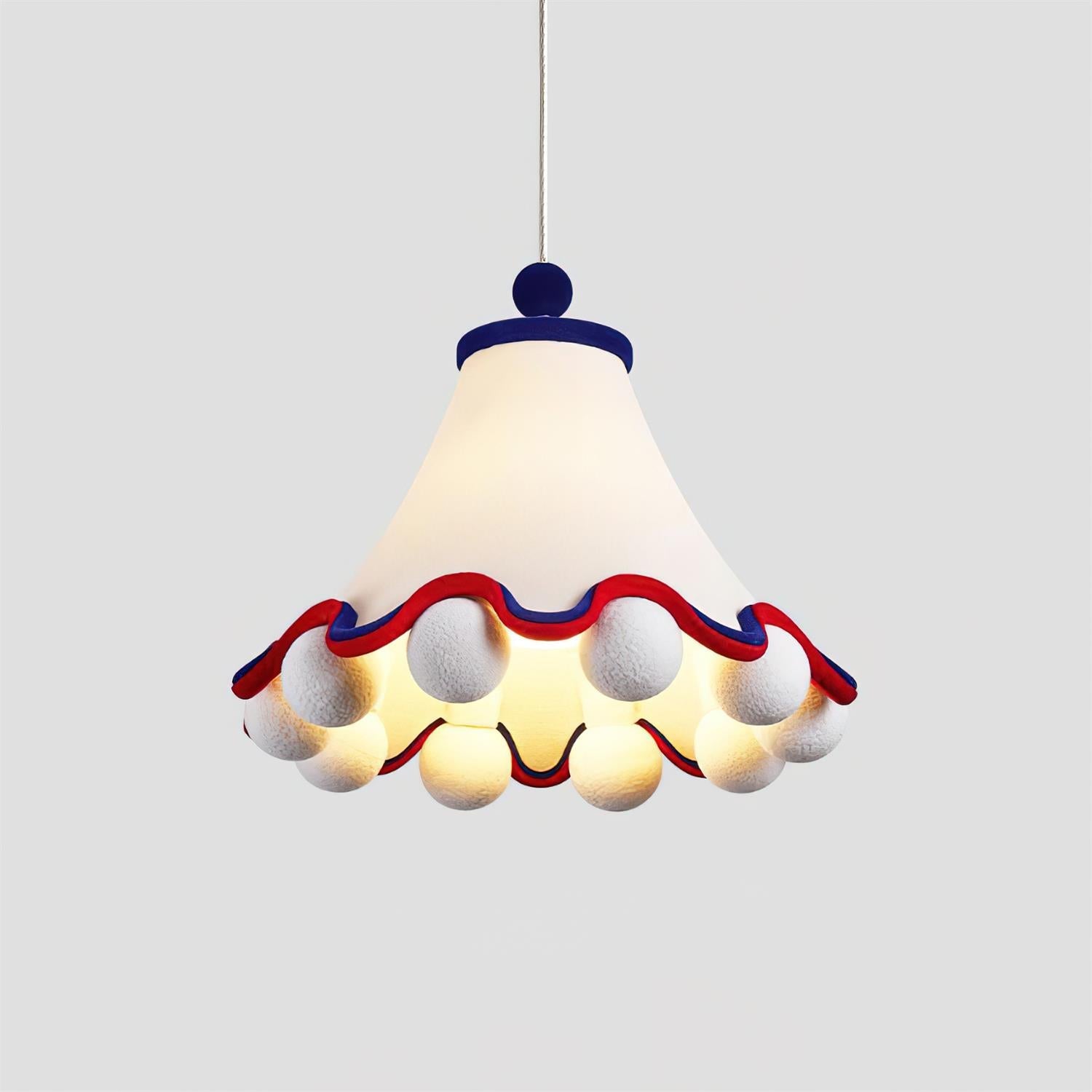 Carniva Pendant Lamp Playful Pom-Pom Trim - Letslighting