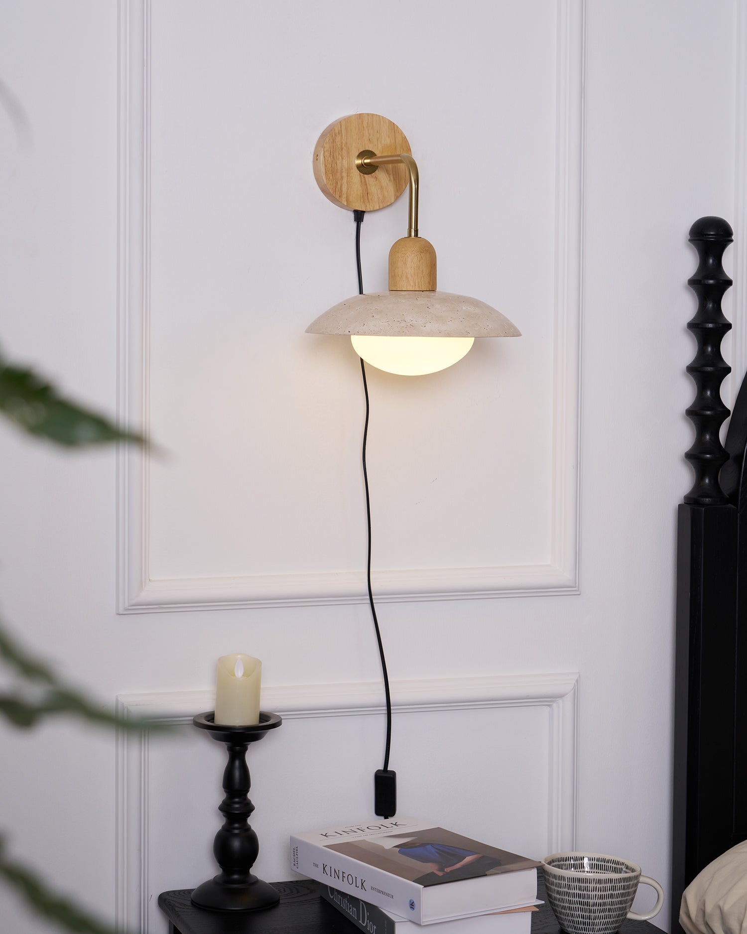 Travelle Travertine Wall Sconce - Letslighting