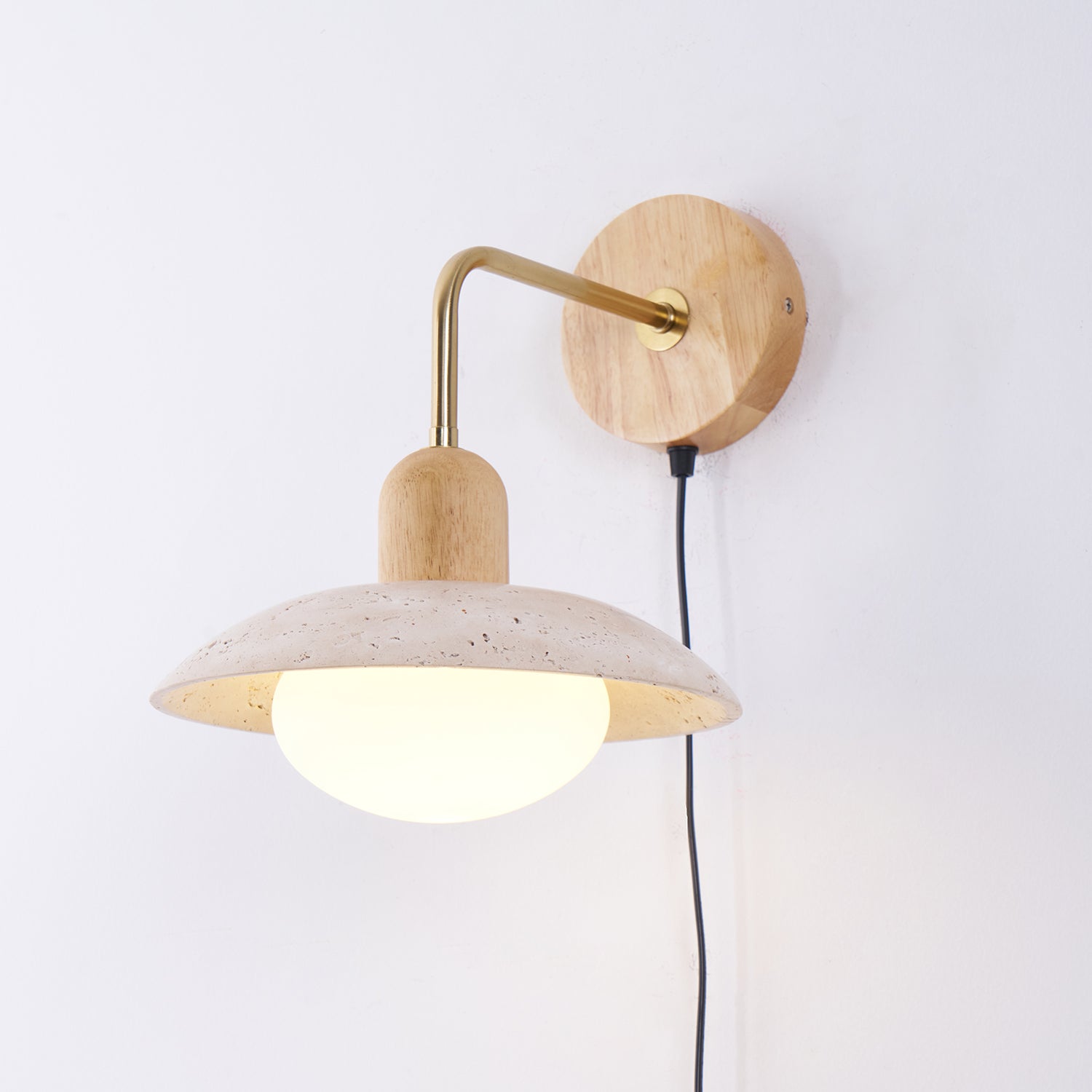 Travelle Travertine Wall Sconce - Letslighting
