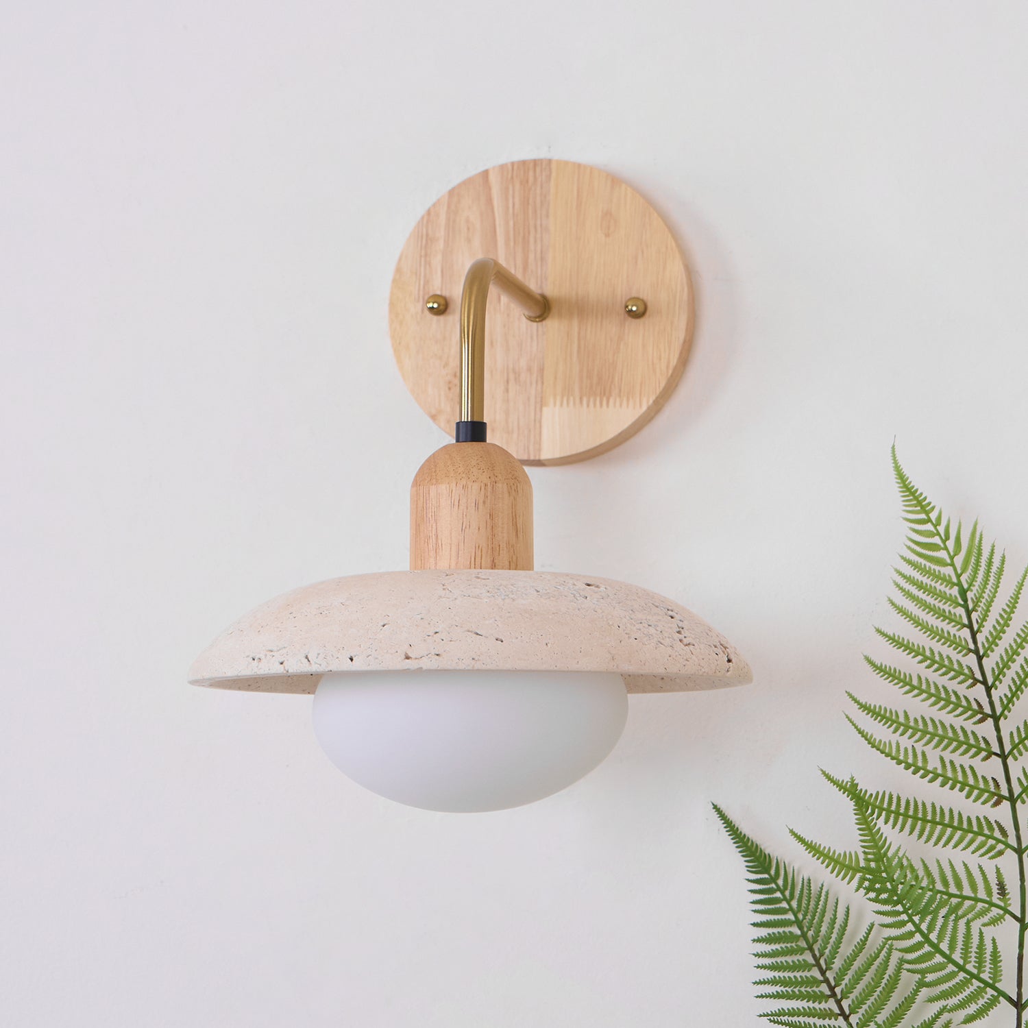 Aria Wall Lamp Vintage Travertine - Letslighting