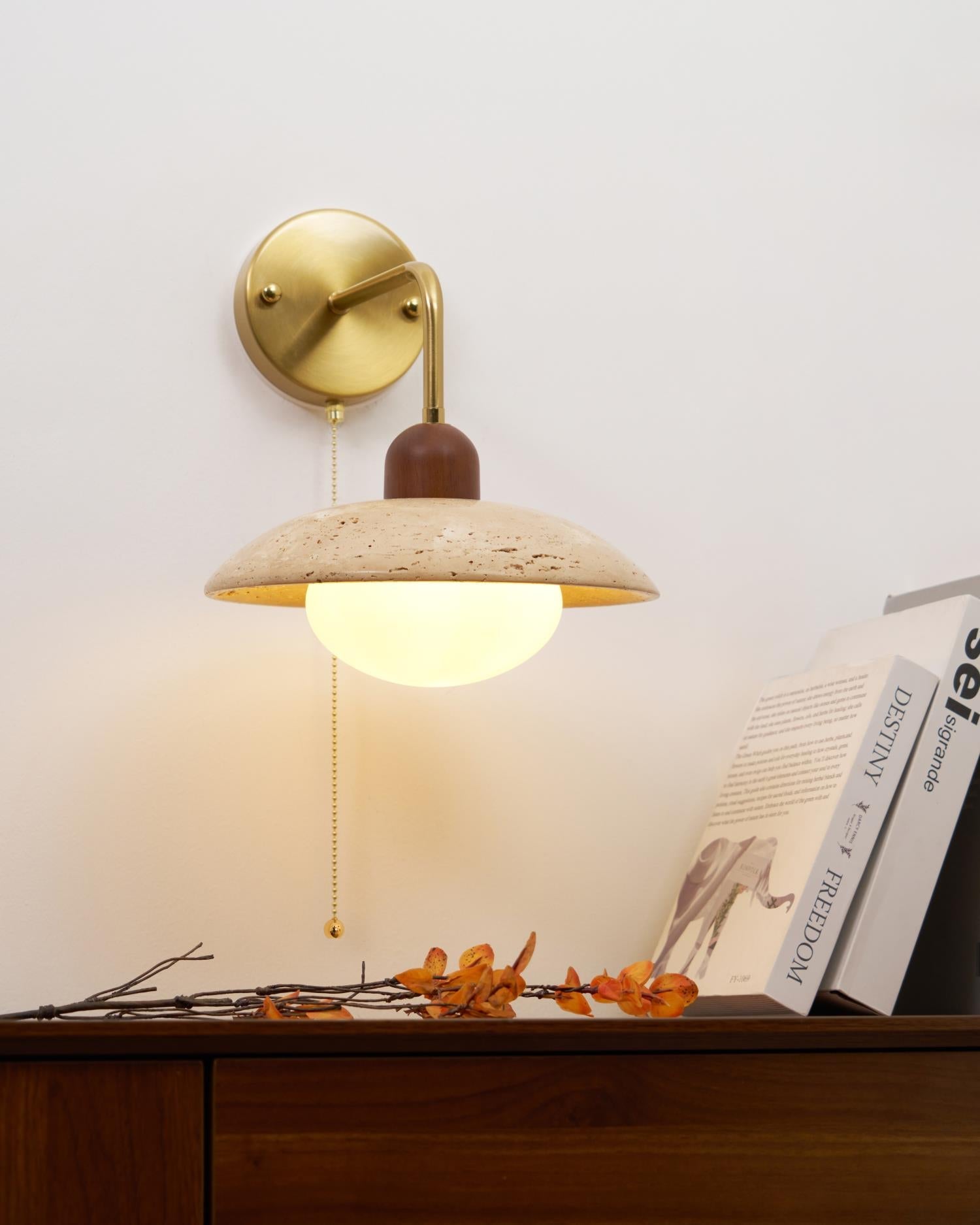 Cavone Travertine Wall Sconce - Letslighting
