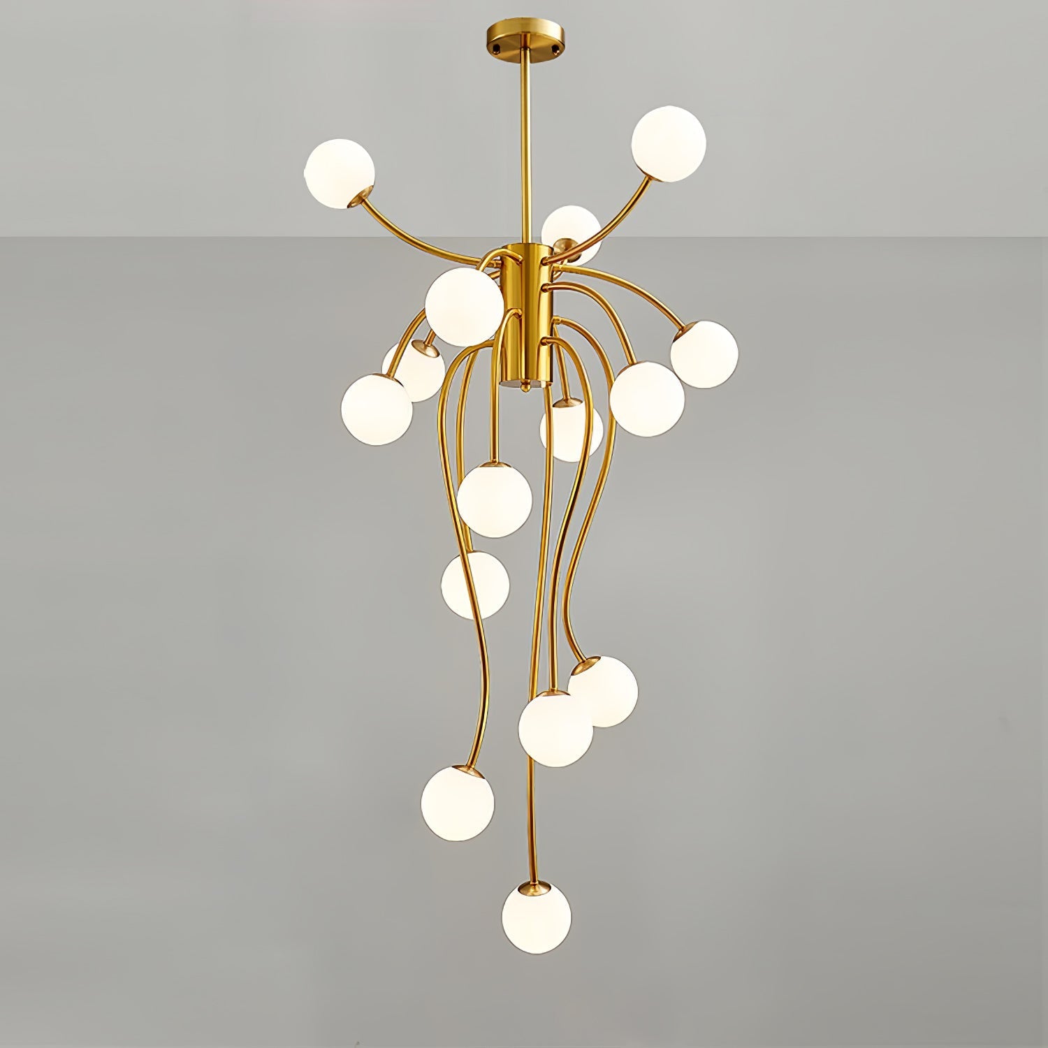 Astralyn Brass Globe Chandelier - Letslighting