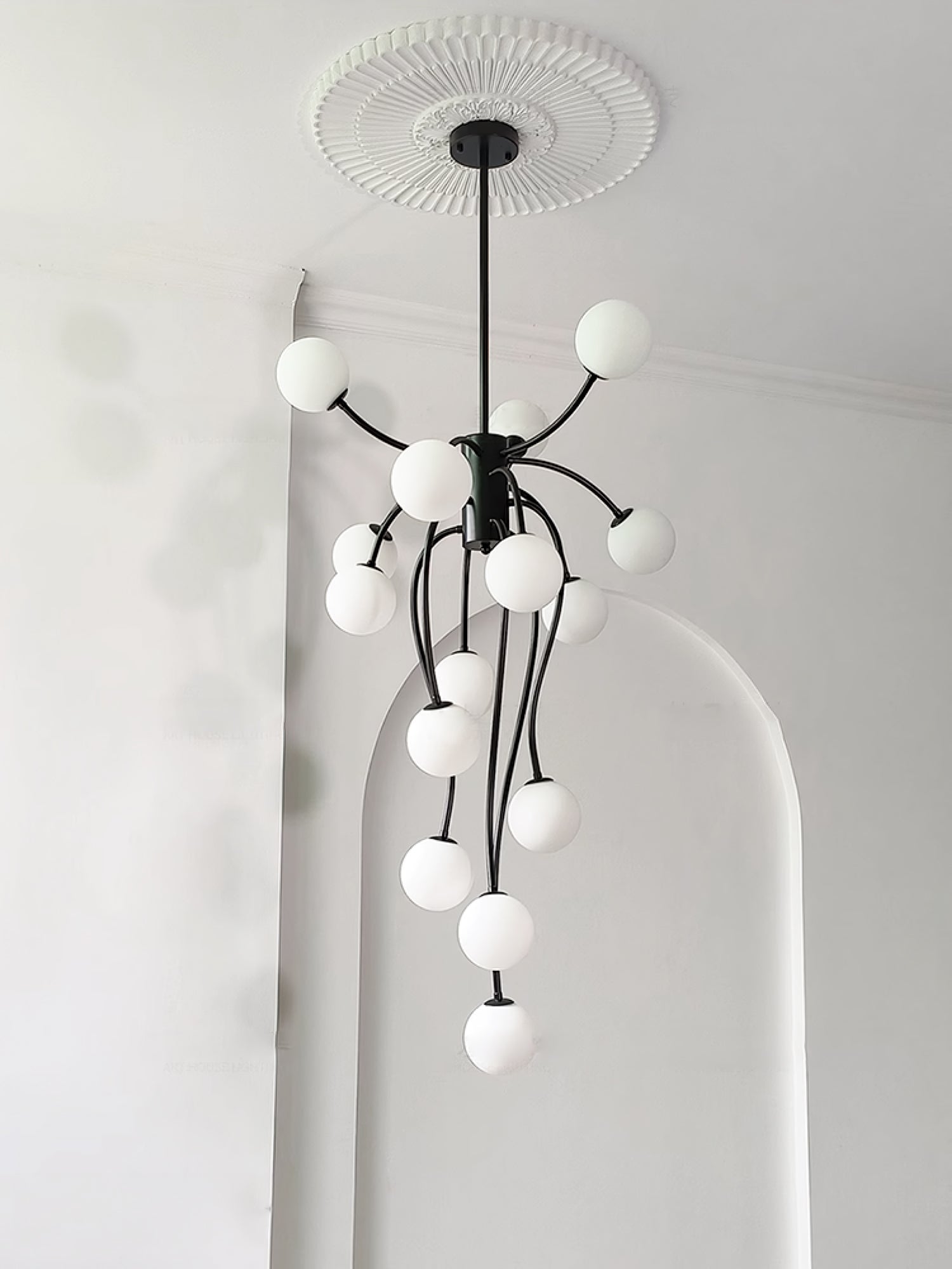 Astralyn Brass Globe Chandelier - Letslighting