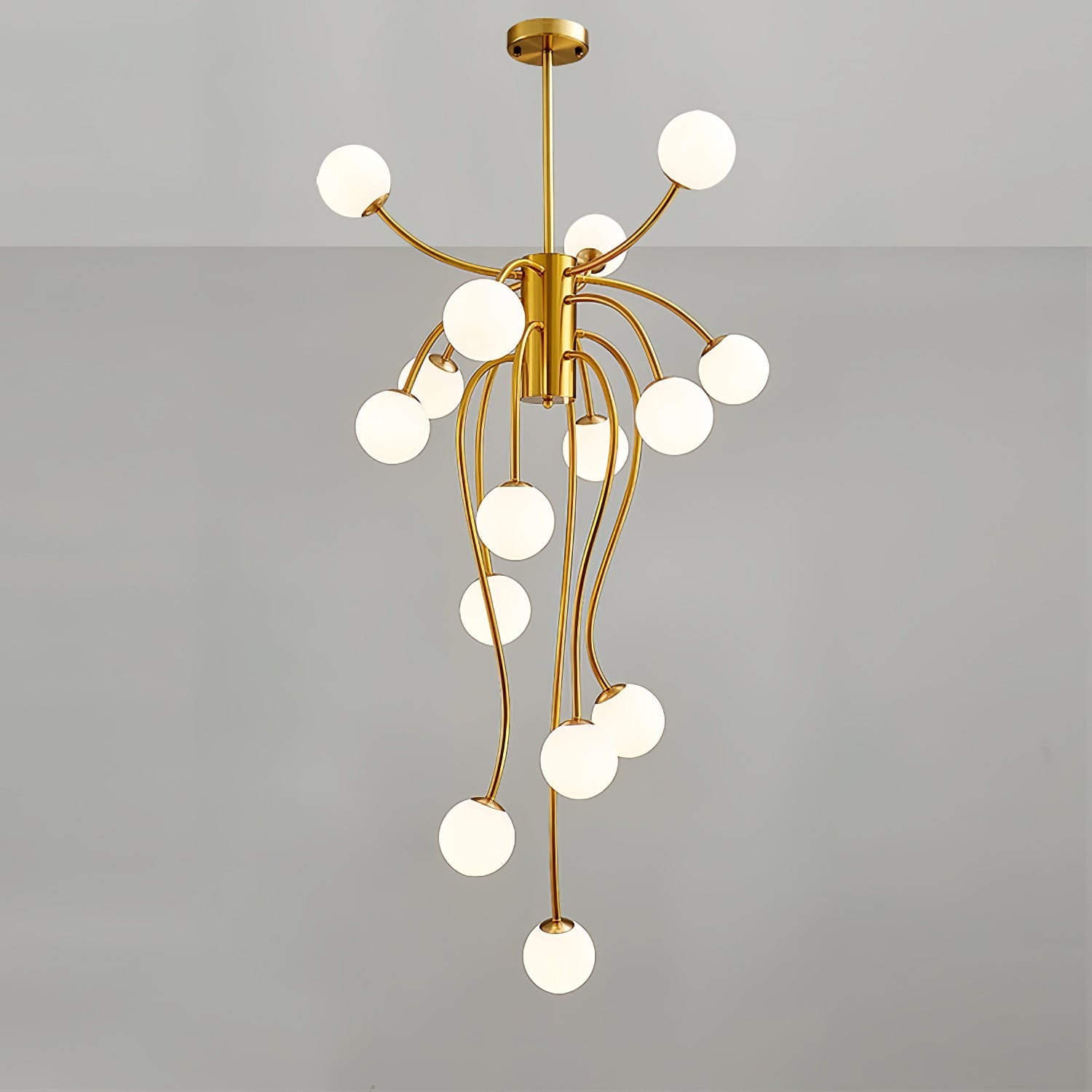 Astralyn Brass Globe Chandelier - Letslighting
