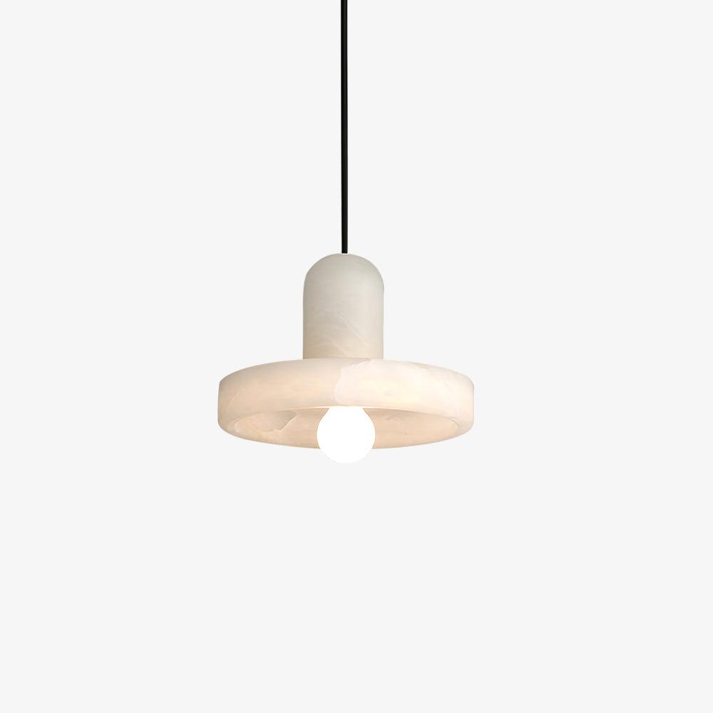 Ritta Pendant Lamp White Alabaster Vintage