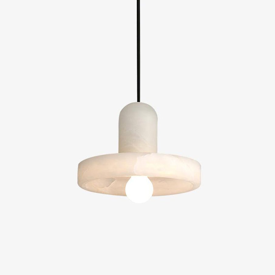 Ritta Pendant Lamp White Alabaster Vintage