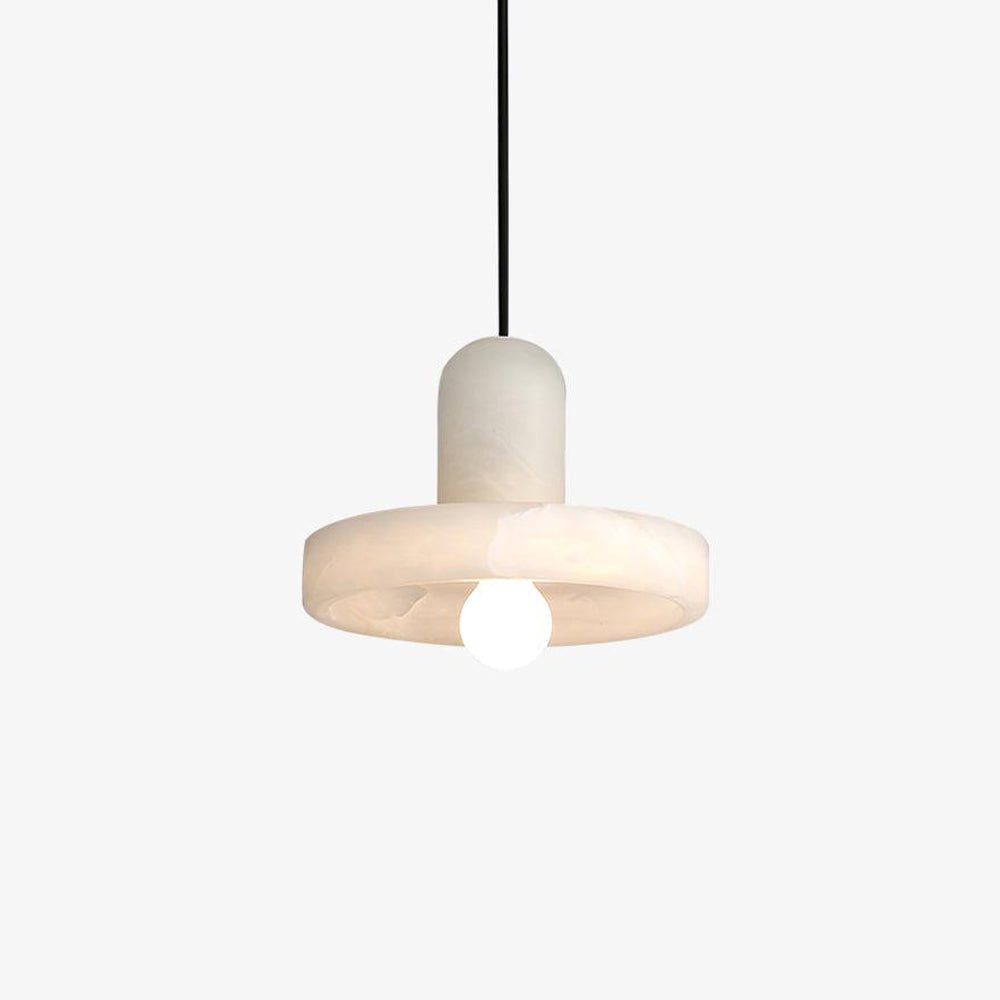 Ritta Pendant Lamp White Alabaster Vintage