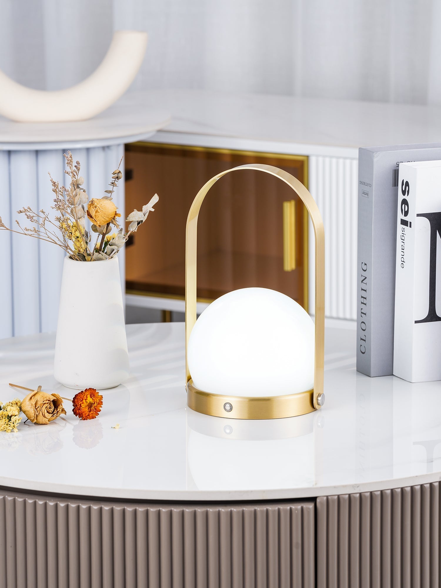 Zenon Glass Minimalist Table Lamp - Letslighting