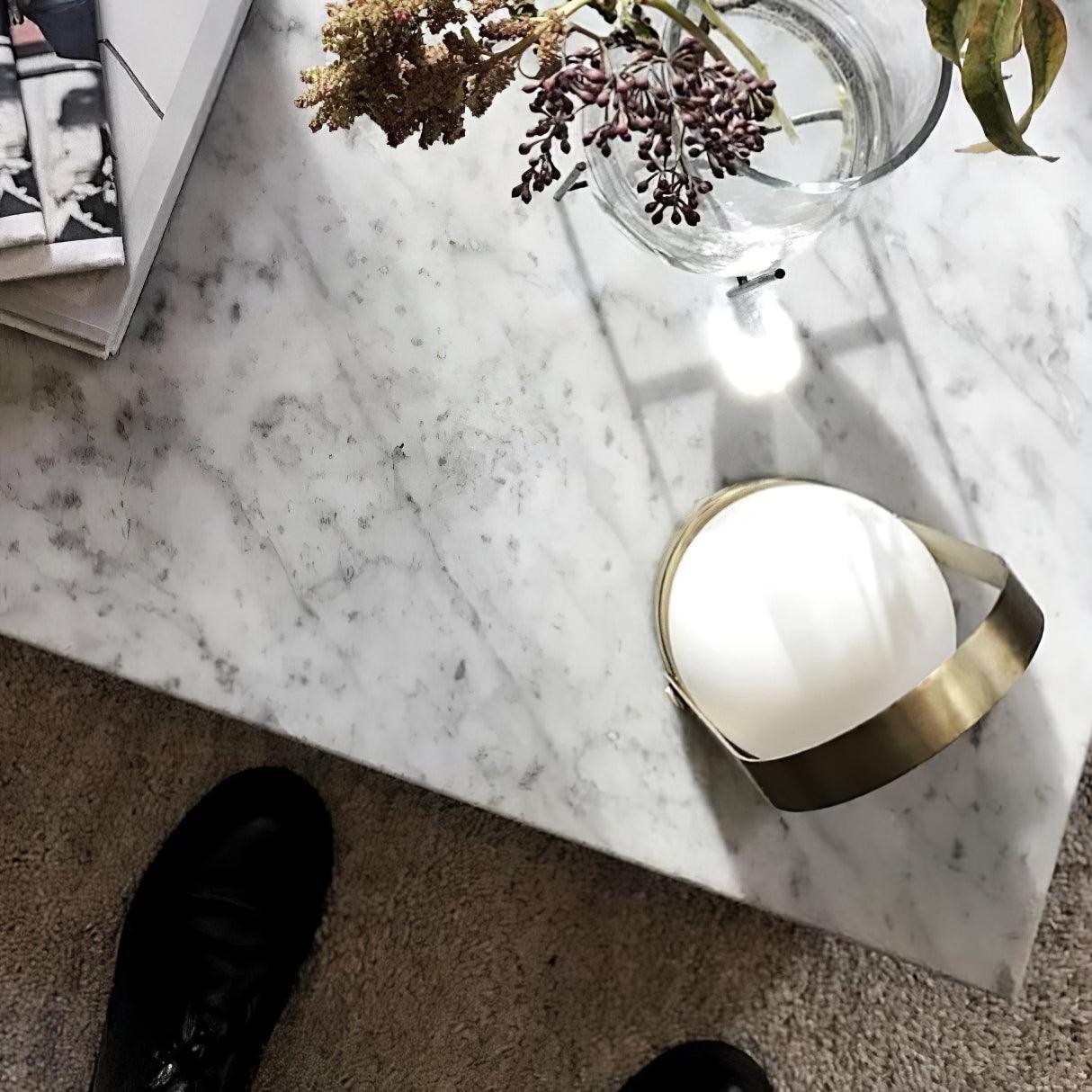 Zenon Glass Minimalist Table Lamp - Letslighting