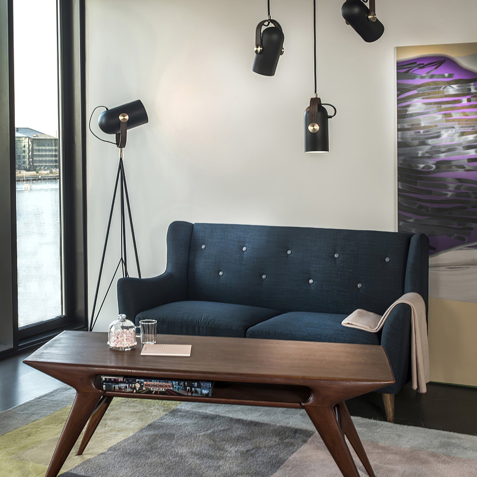 Ovyna Modern Minimalist Swag Pendant Light - Letslighting