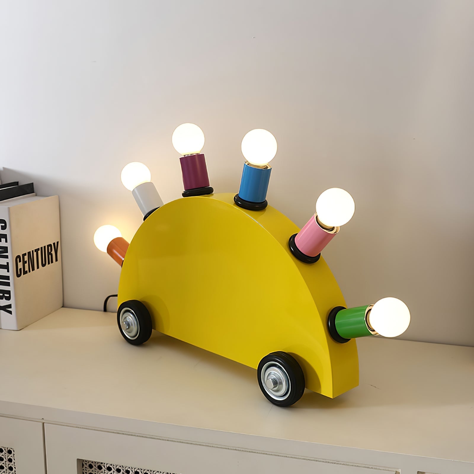 Cartoon Table Lamp Car Colorful Children's Room - Letslighting