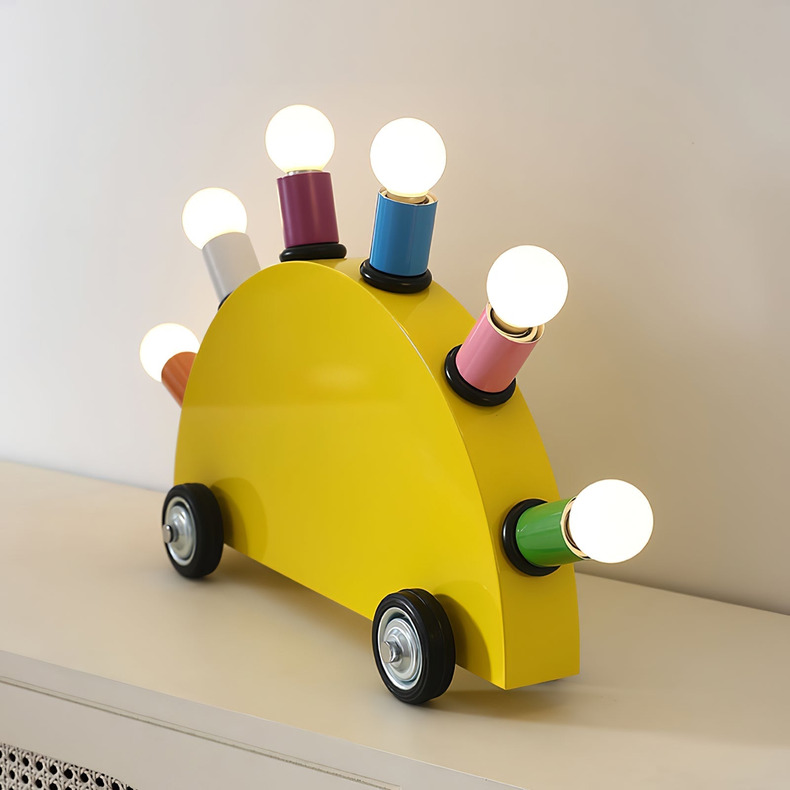 Cartoon Table Lamp Car Colorful Children's Room - Letslighting