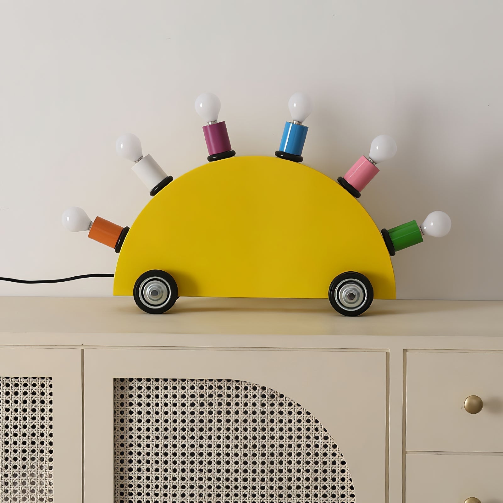 Cartoon Table Lamp Car Colorful Children's Room - Letslighting