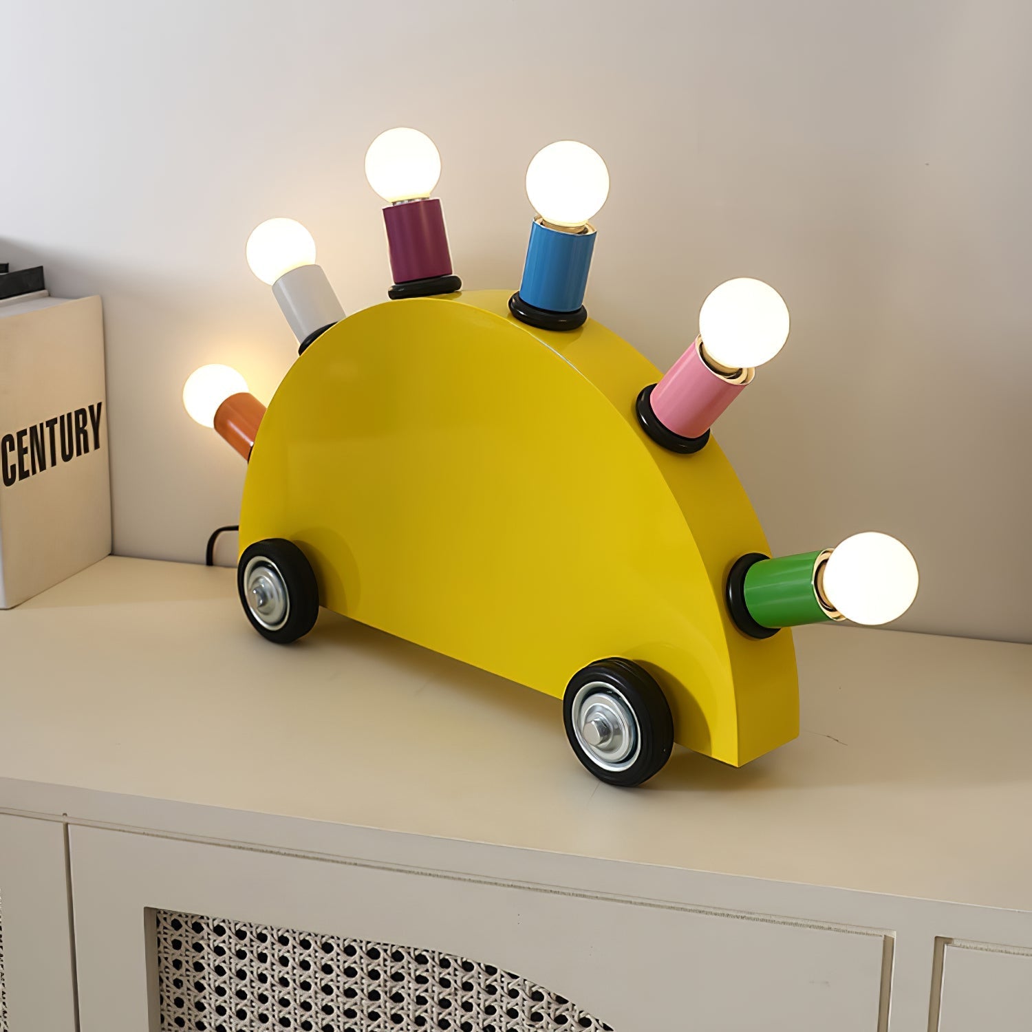 Cartoon Table Lamp Car Colorful Children's Room - Letslighting