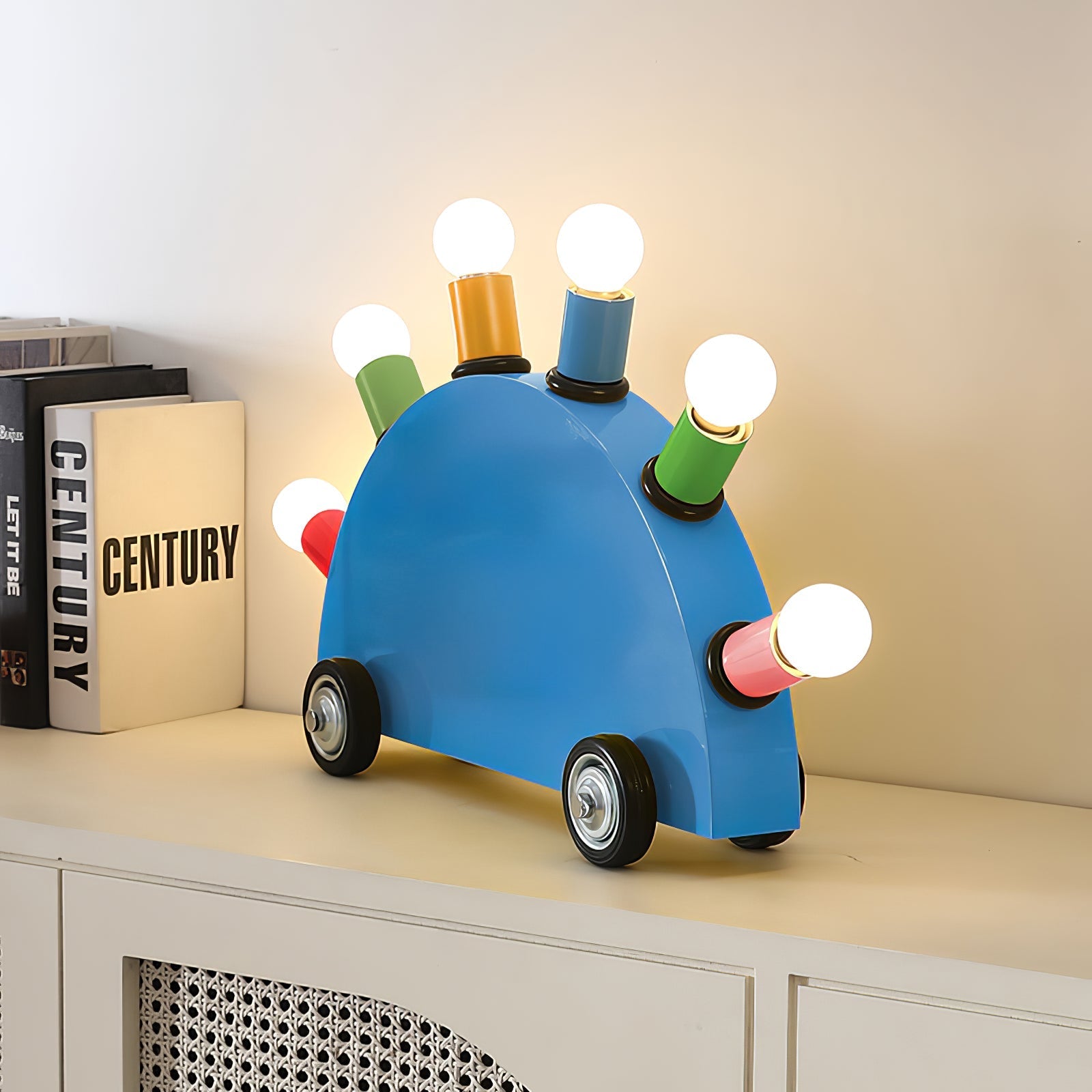 Cartoon Table Lamp Car Colorful Children's Room - Letslighting