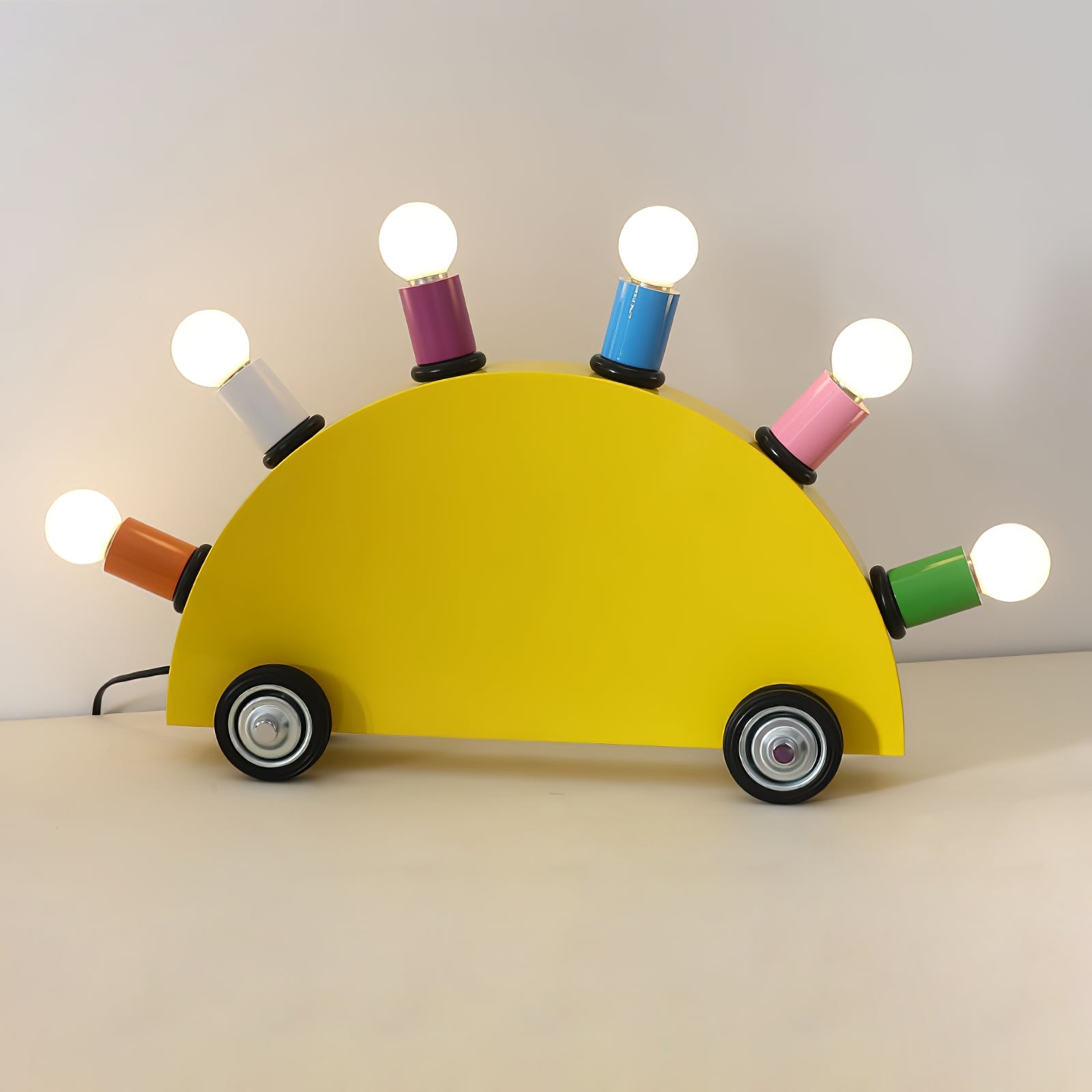 Cartoon Table Lamp Car Colorful Children's Room - Letslighting