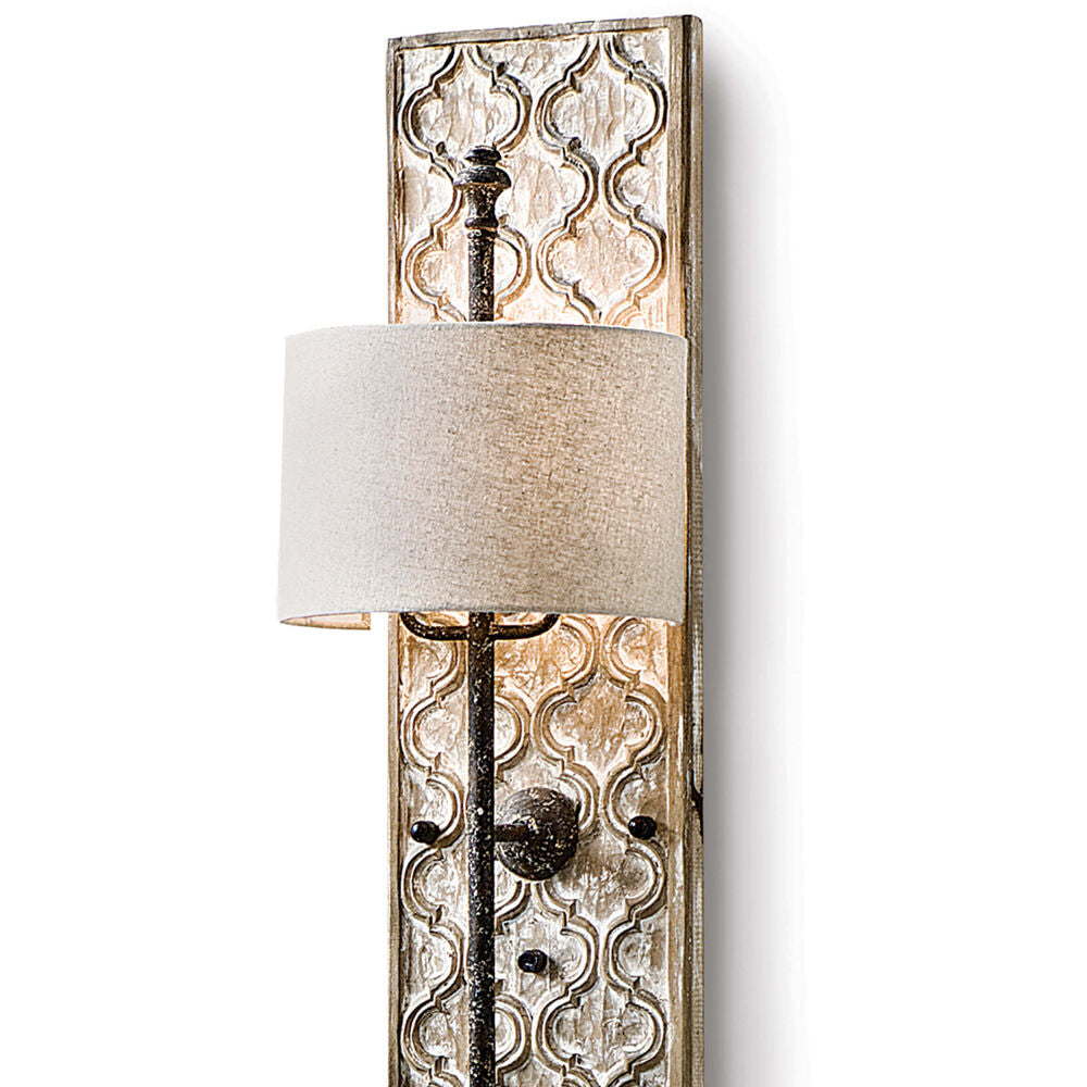 Echo Panel Creativity Wooden Fabric Sconce Wall Lamp - Letslighting