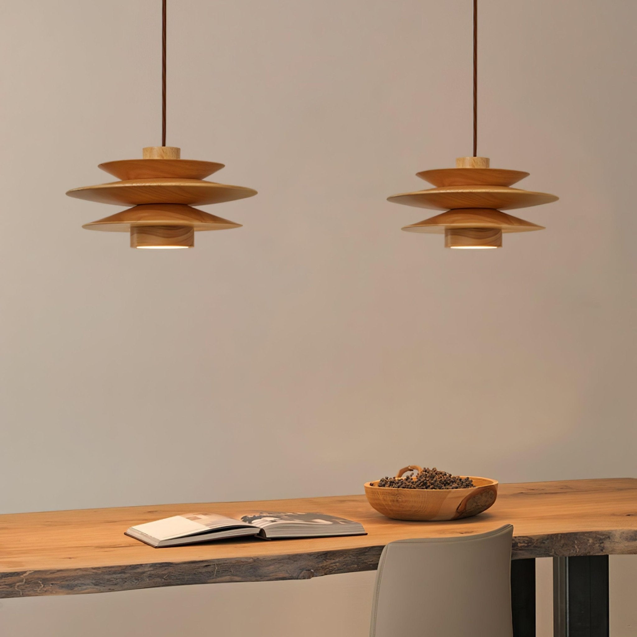 Eldora Wooden Retro Pendant Light - Letslighting