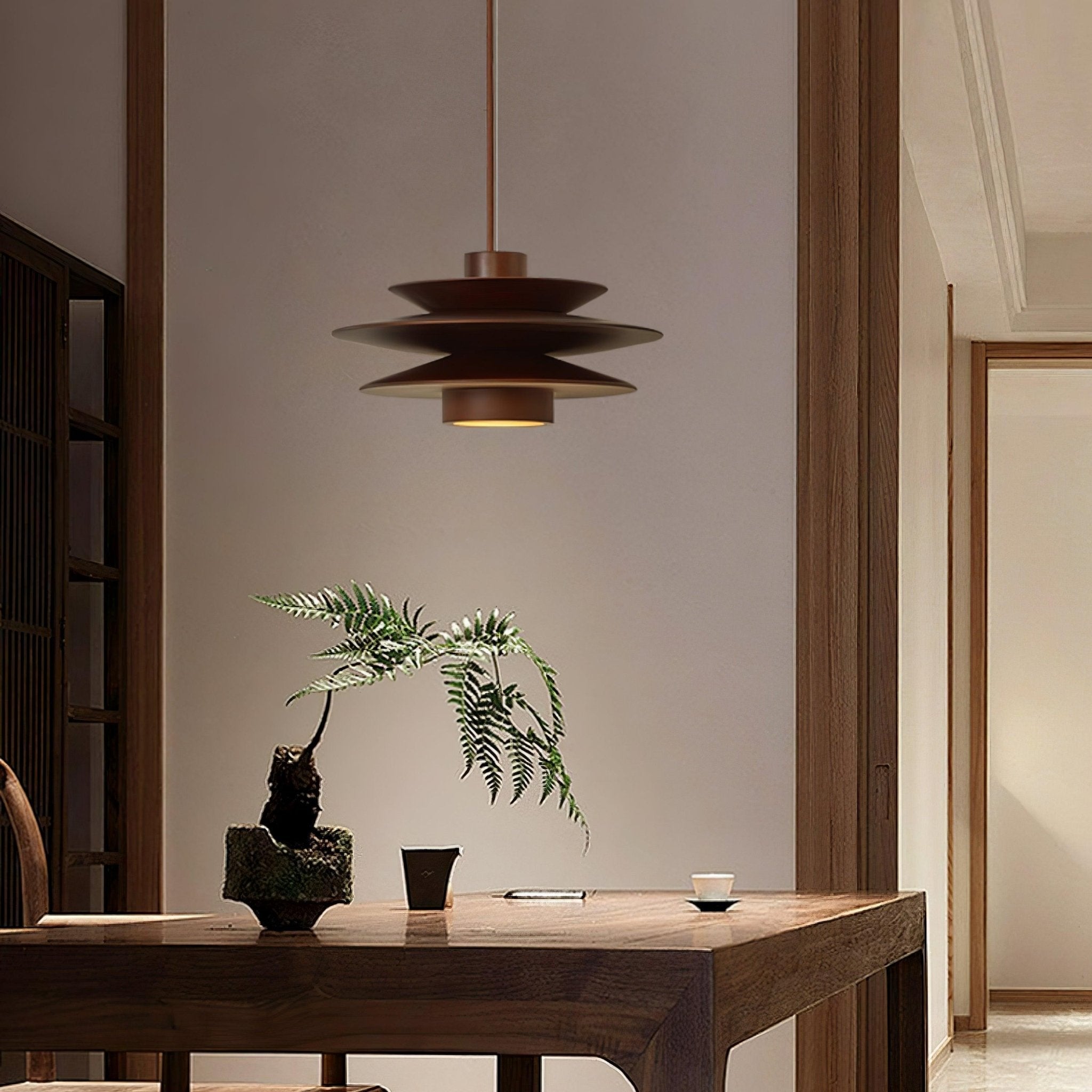 Eldora Wooden Retro Pendant Light - Letslighting