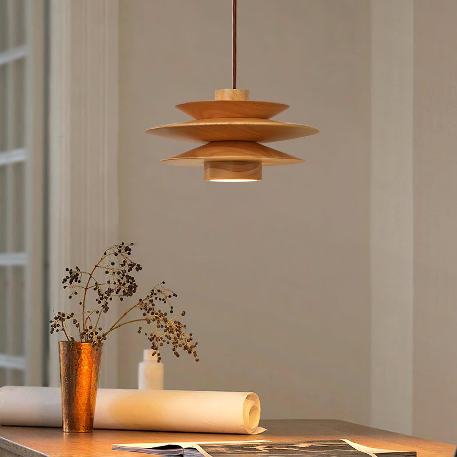 Eldora Wooden Retro Pendant Light - Letslighting