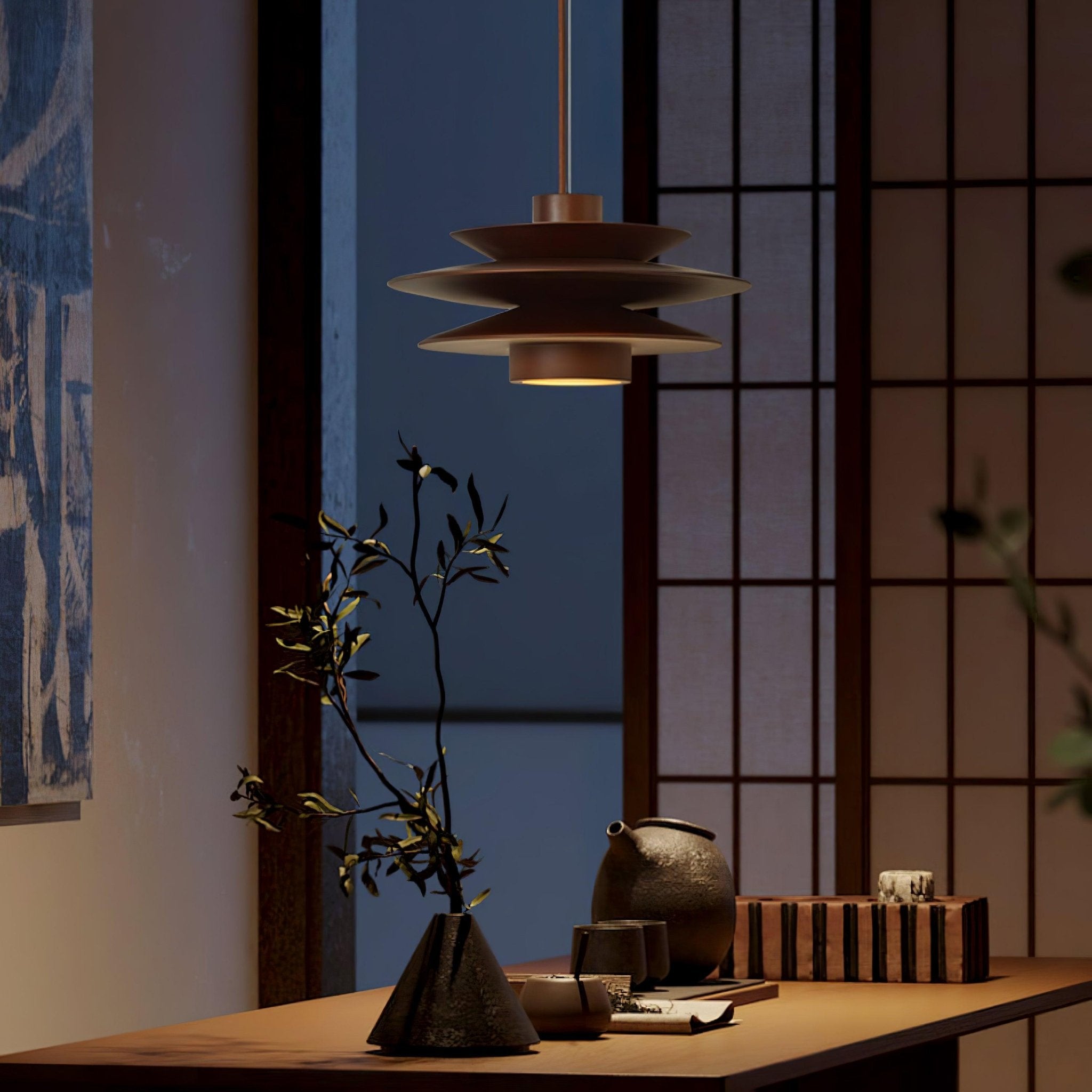 Eldora Wooden Retro Pendant Light - Letslighting