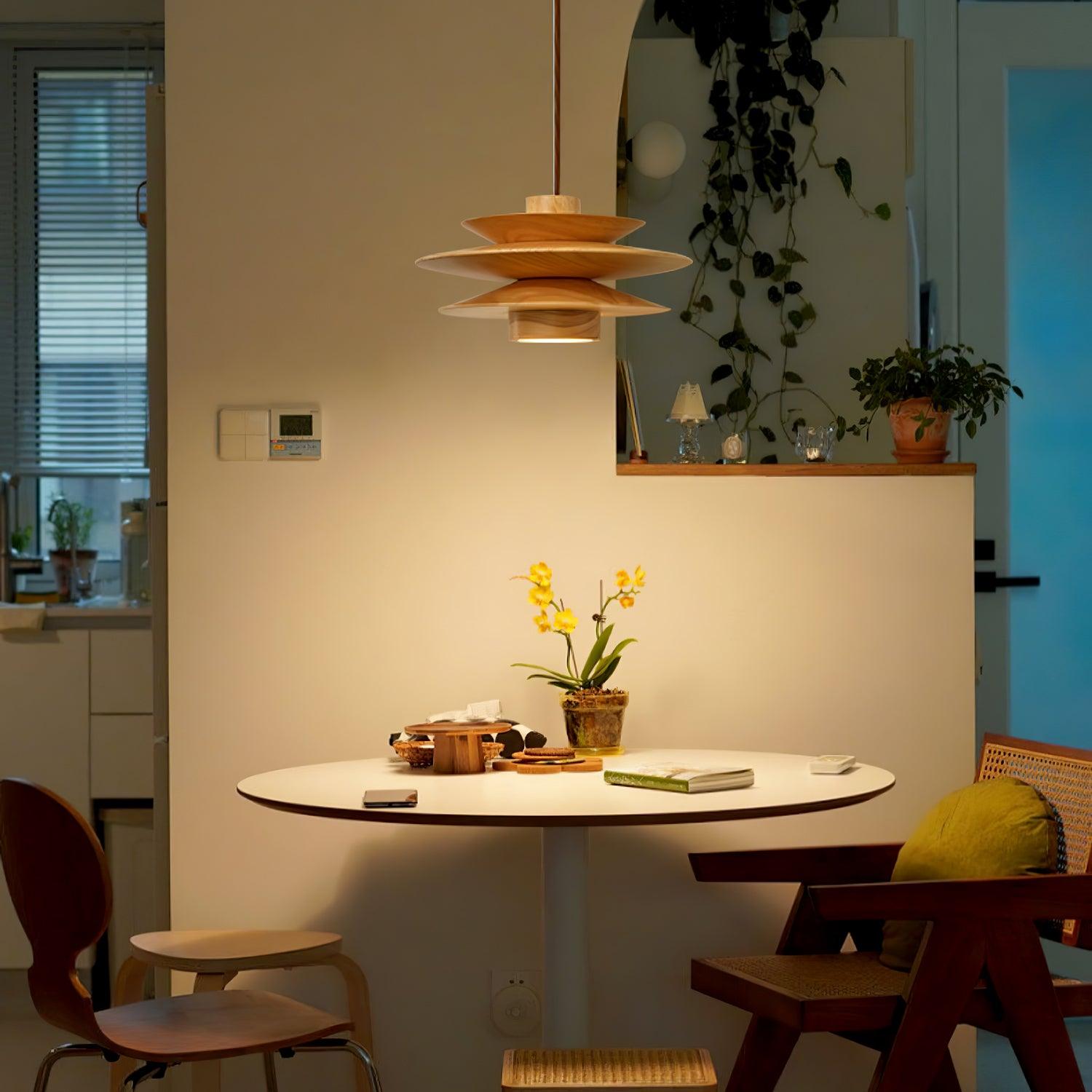 Eldora Wooden Retro Pendant Light - Letslighting