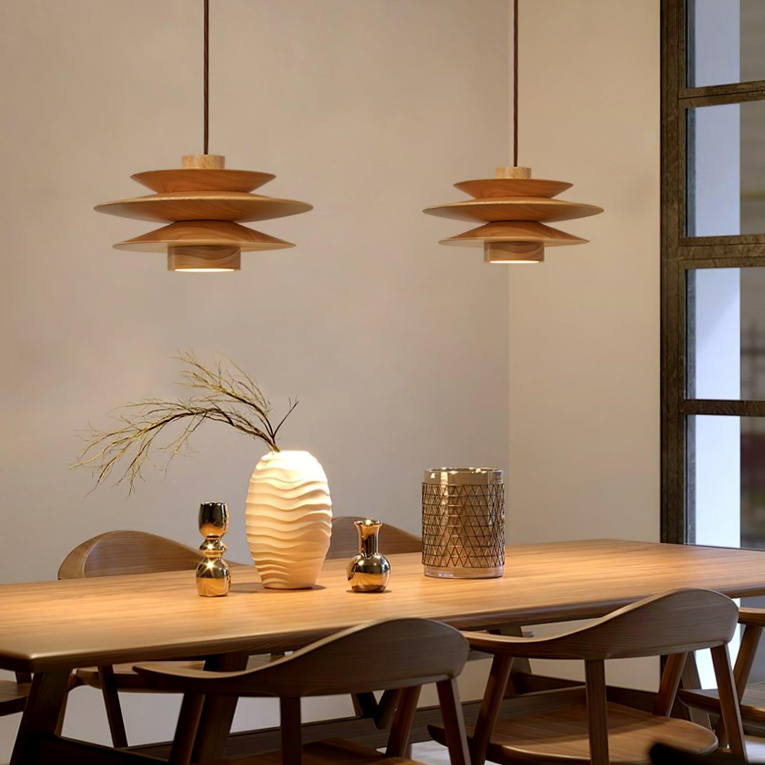 Eldora Wooden Retro Pendant Light - Letslighting