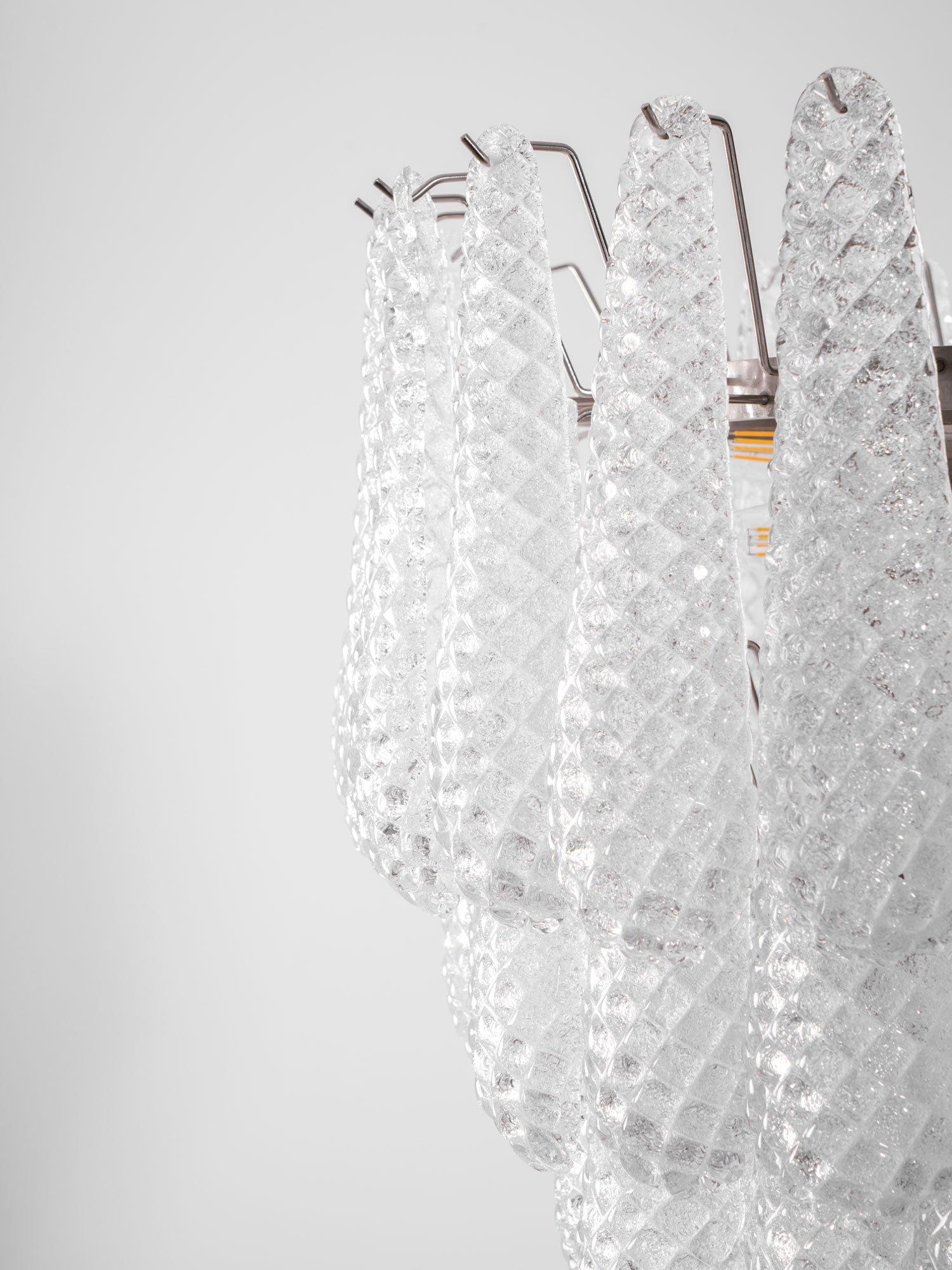 Case Chandelier Glass Droplet Cascade - Letslighting