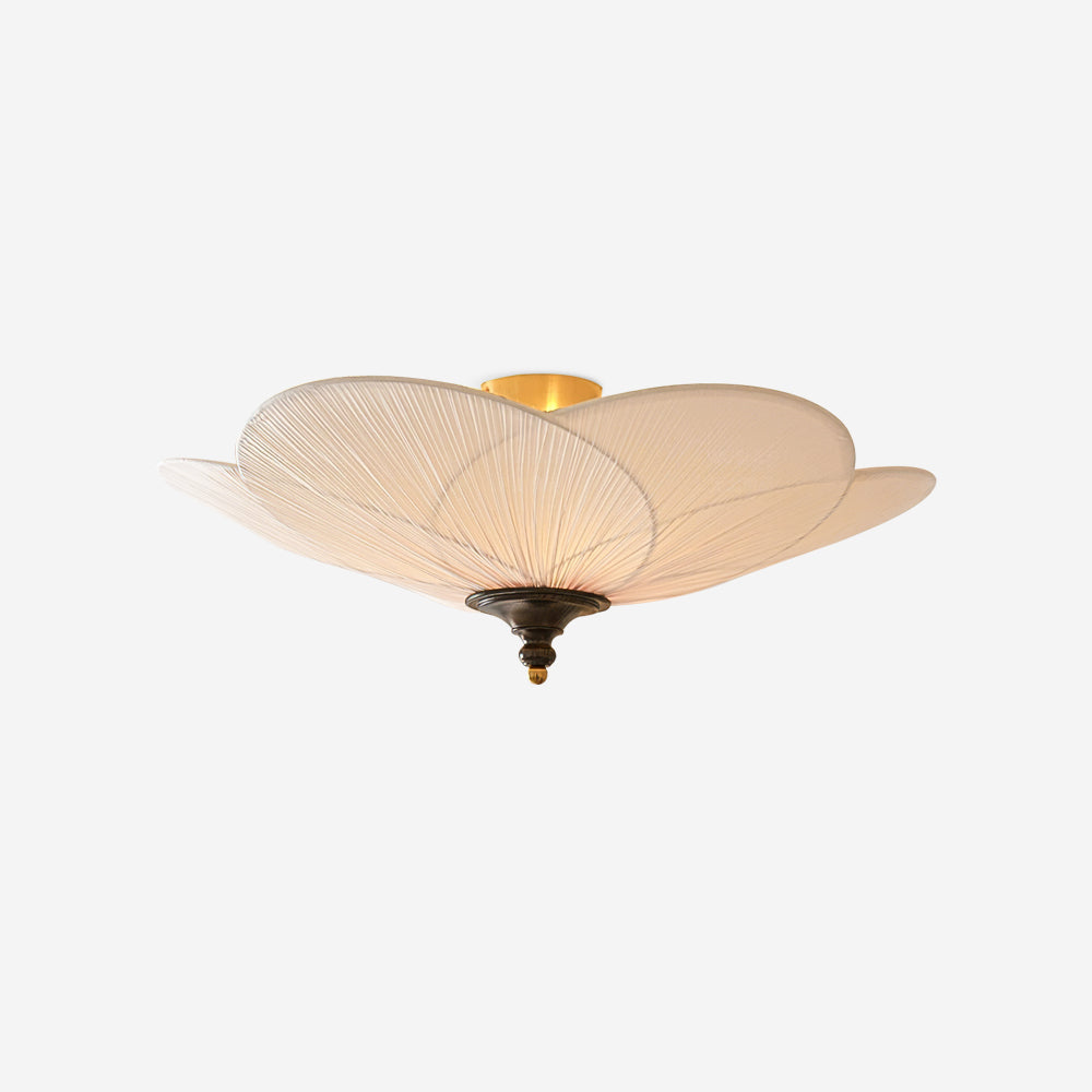 Evola Petal-Inspired Flush Mount Ceiling Light - Letslighting