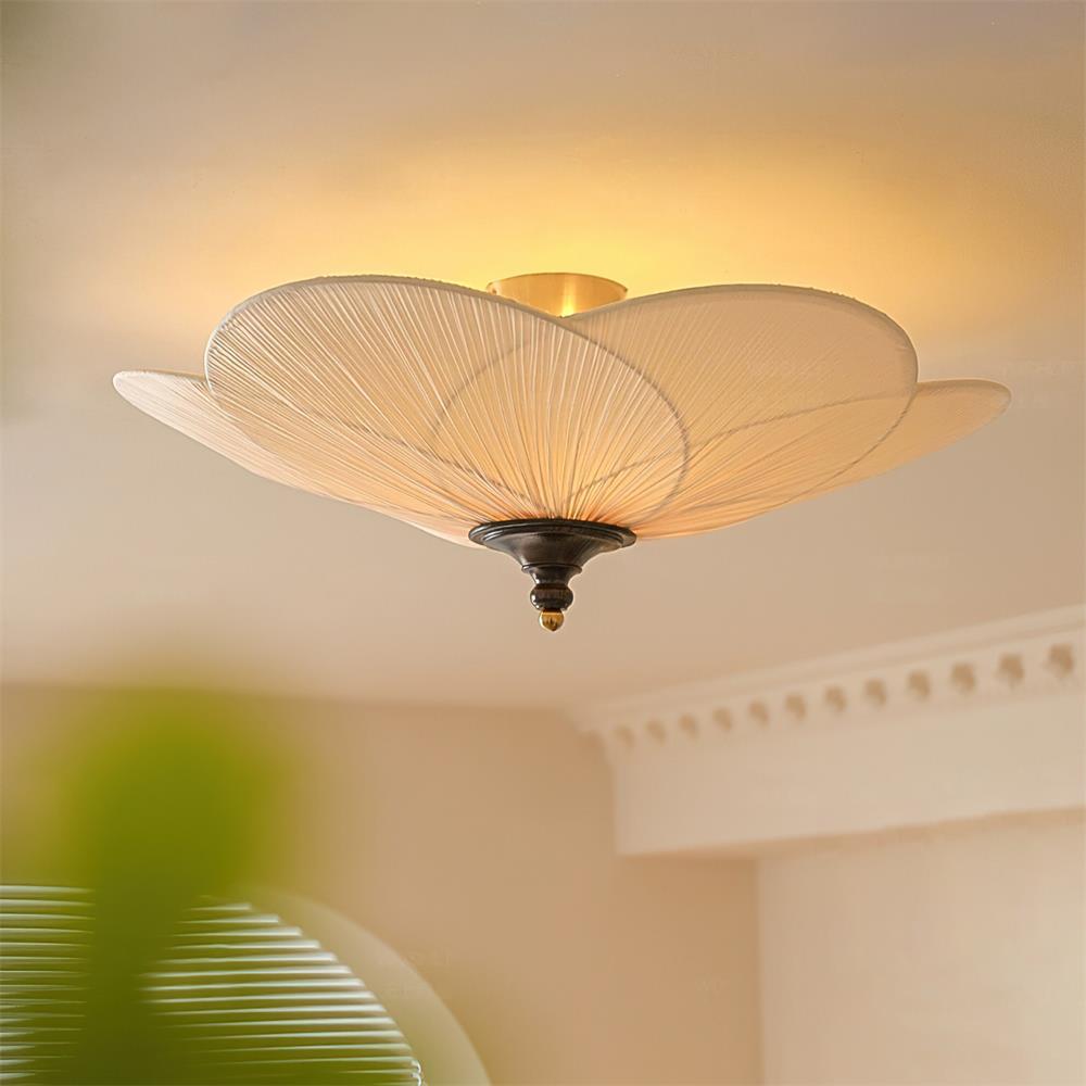 Evola Petal-Inspired Flush Mount Ceiling Light - Letslighting
