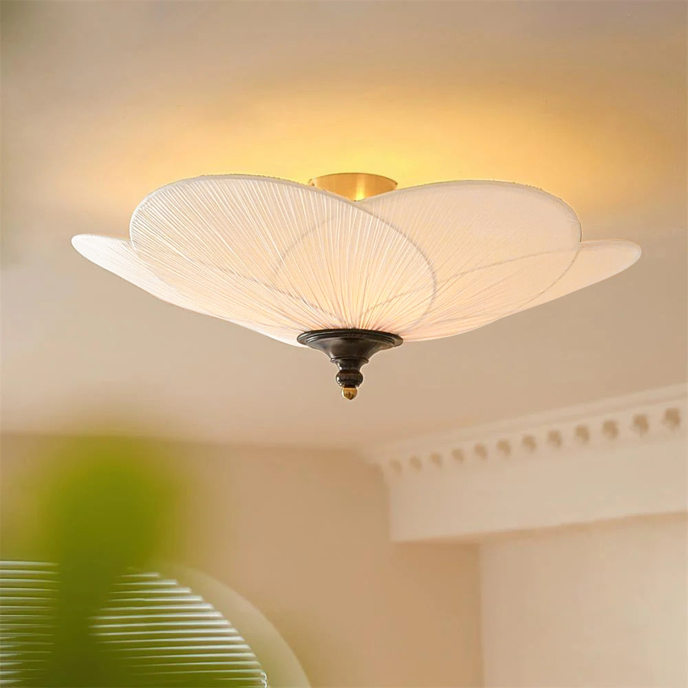 Evola Petal-Inspired Flush Mount Ceiling Light - Letslighting