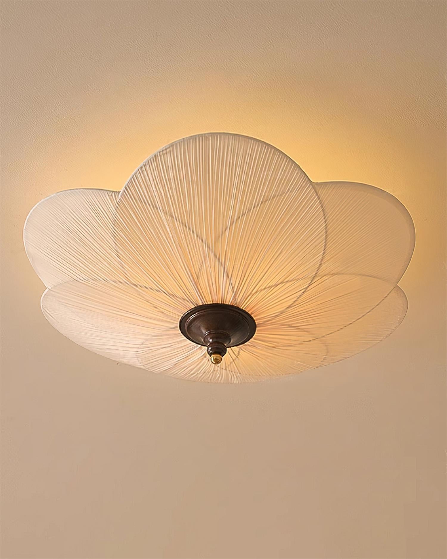 Evola Petal-Inspired Flush Mount Ceiling Light - Letslighting
