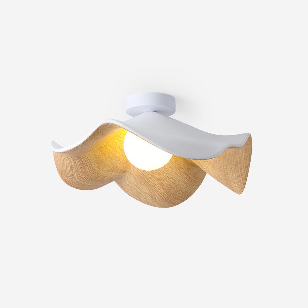 Muto Ceiling Light Wood Black&White