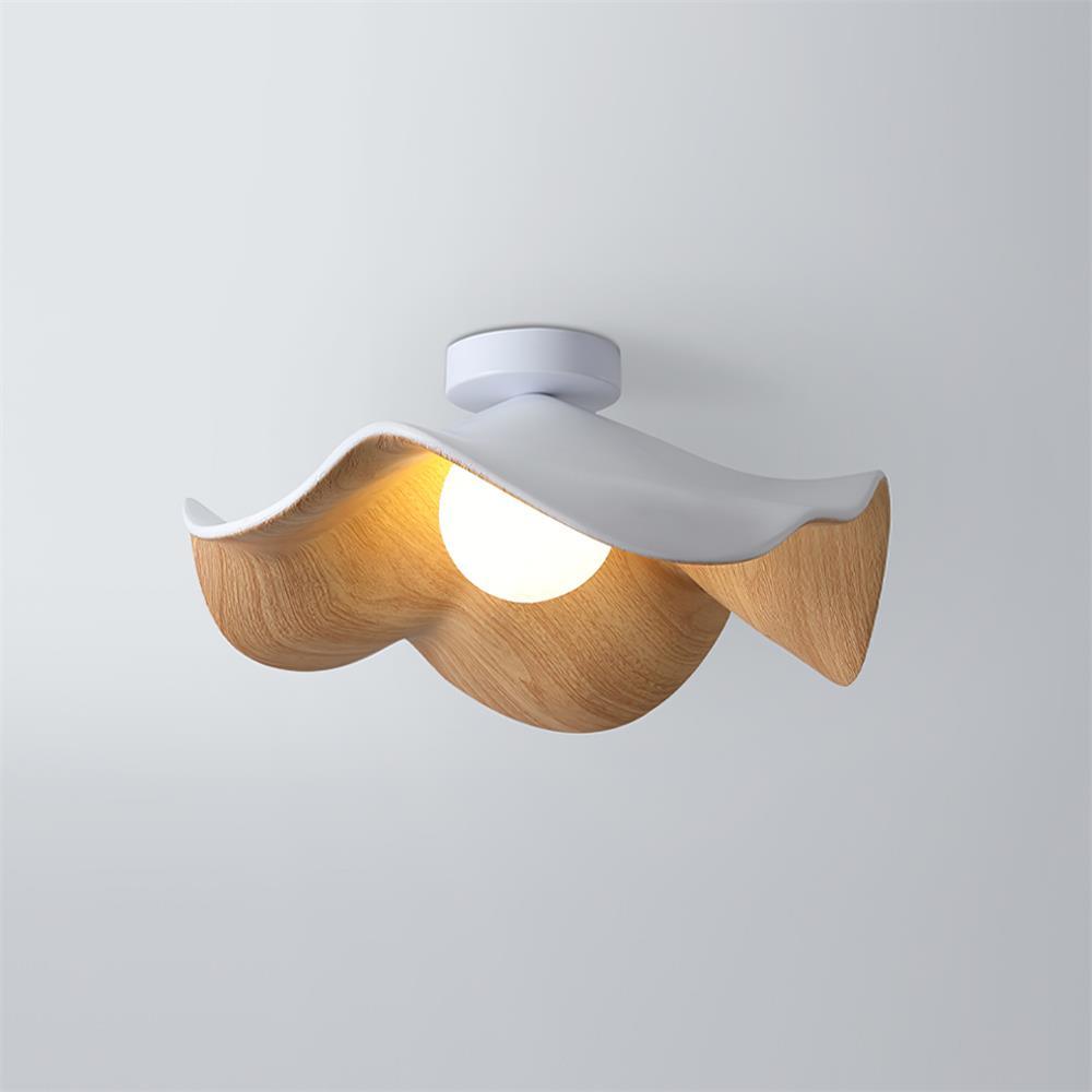 Muto Ceiling Light Wood Black&White