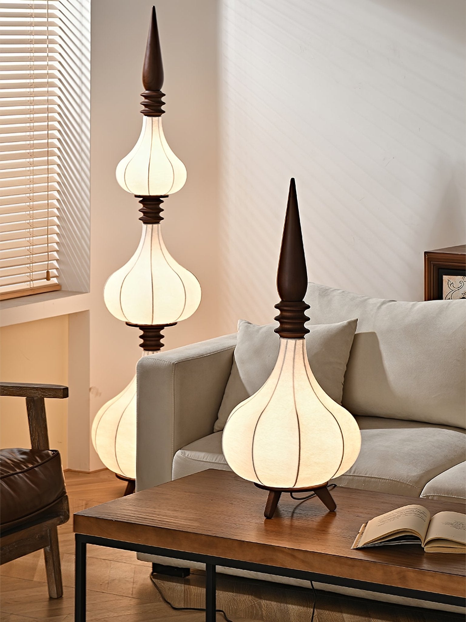 Cetalyra Tiered Gourd Floor Lamp - Letslighting