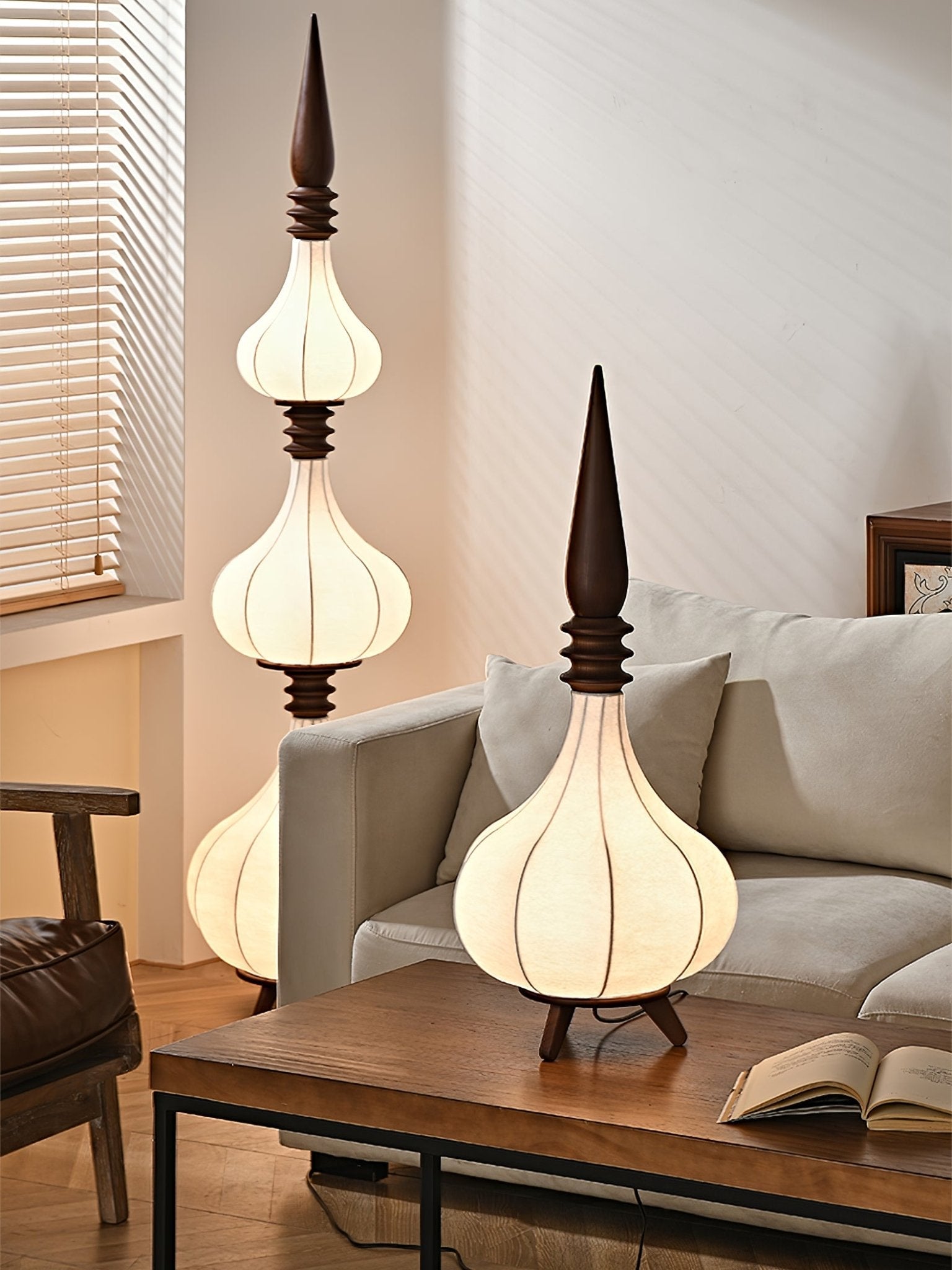 Cetalyra Tiered Gourd Floor Lamp - Letslighting