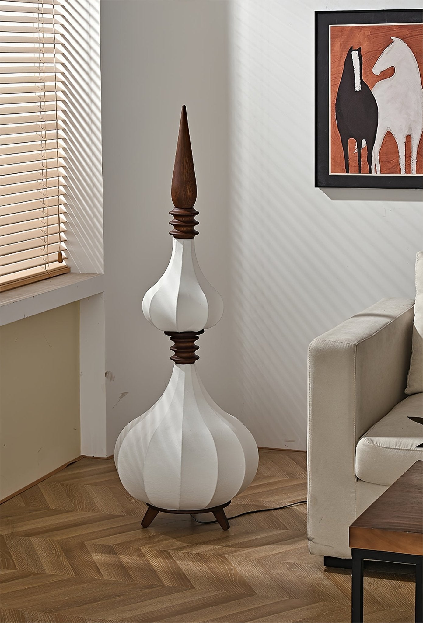 Cetalyra Tiered Gourd Floor Lamp - Letslighting